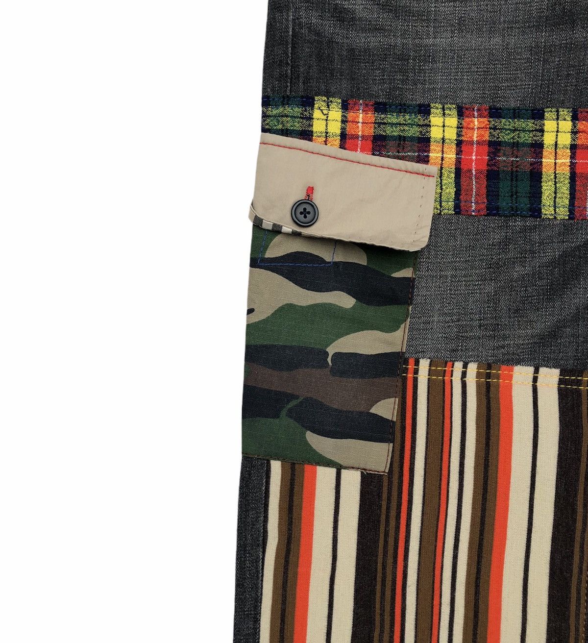 Uniqlo Uniqlo Regular Fit Straight Custom Patchwork Size US 33 - 4 Thumbnail