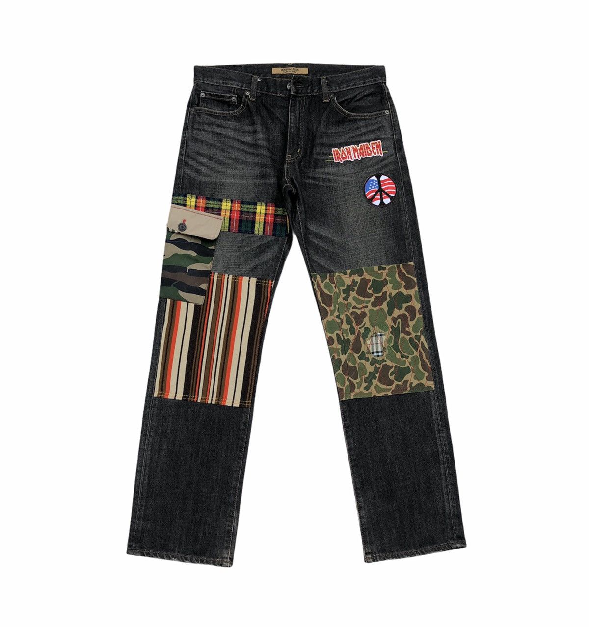 Uniqlo Uniqlo Regular Fit Straight Custom Patchwork Size US 33 - 1 Thumbnail