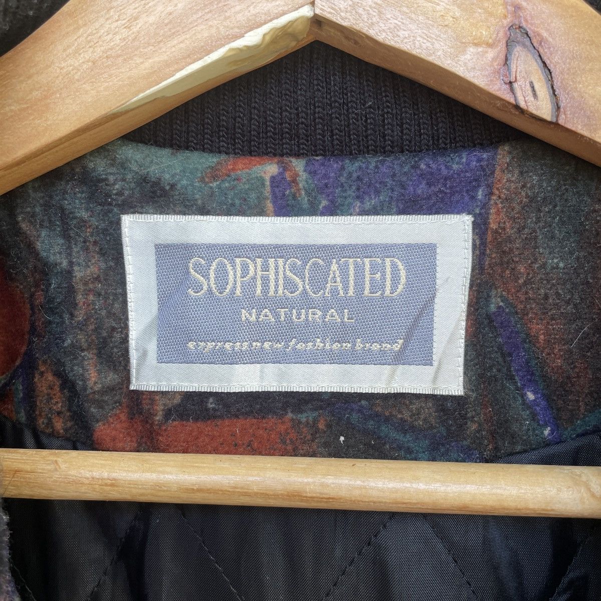 Japanese Brand Vintage SOPHISCATED NATURAL Art Design Coat Jacket Size US XL / EU 56 / 4 - 6 Thumbnail