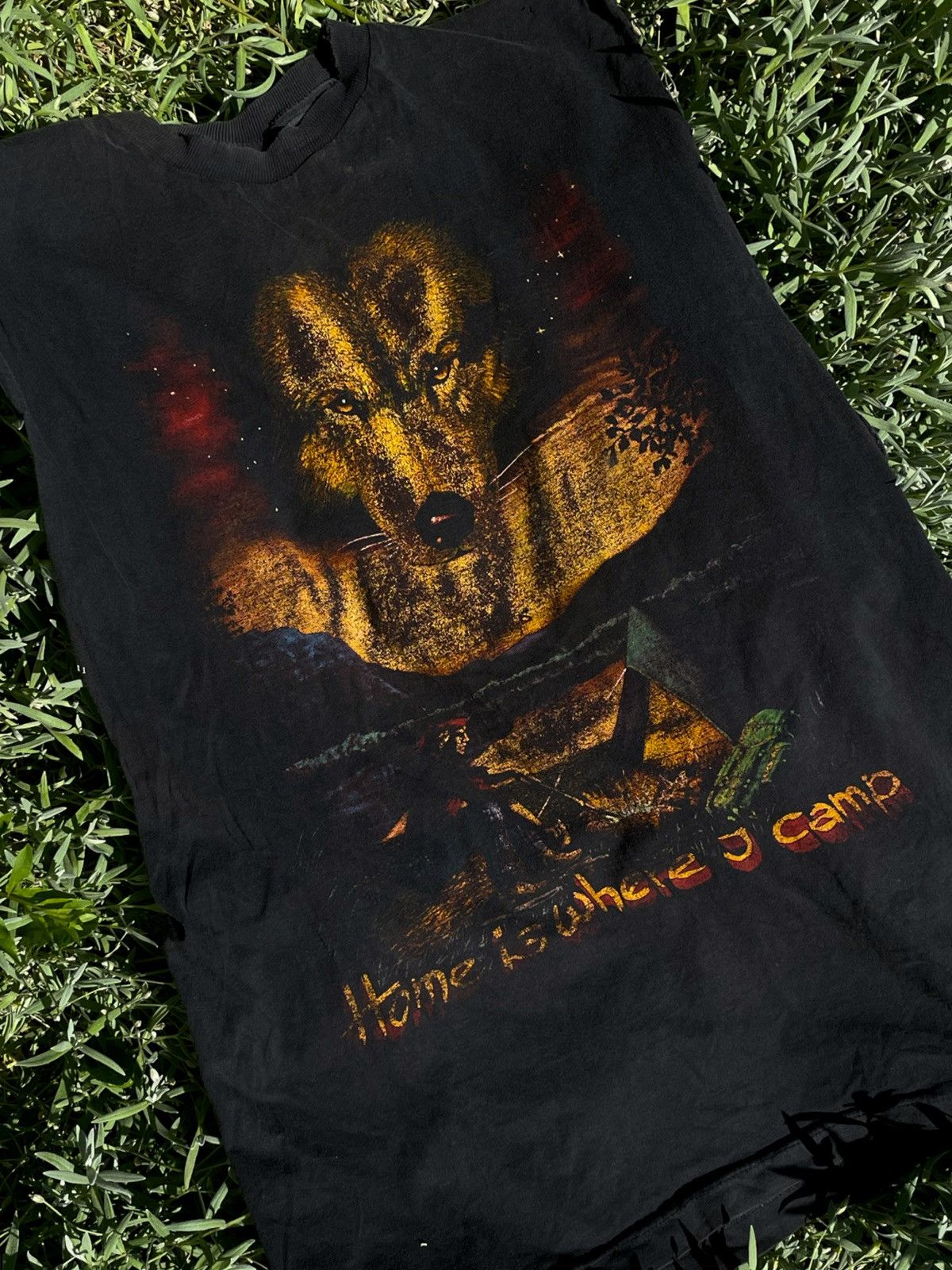 Band Tees 90s Vintage Nature Trashed Chopped Faded Tank Top Tee Size US M / EU 48-50 / 2 - 1 Thumbnail