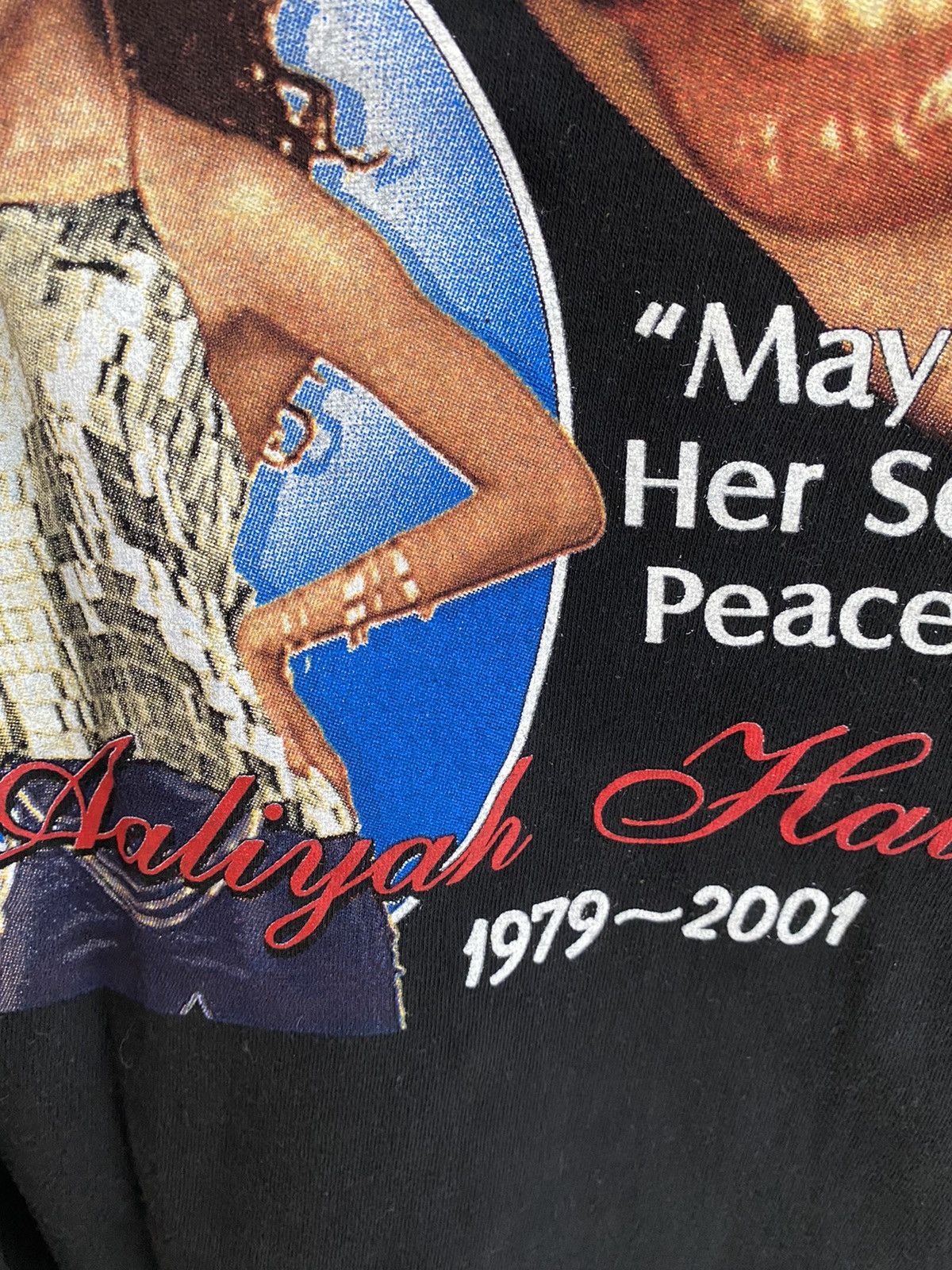 Rap Tees × Vintage Aaliyah 00s Vintage Rap Tee VNDS Snoop dogg Biggie Size US L / EU 52-54 / 3 - 9 Thumbnail