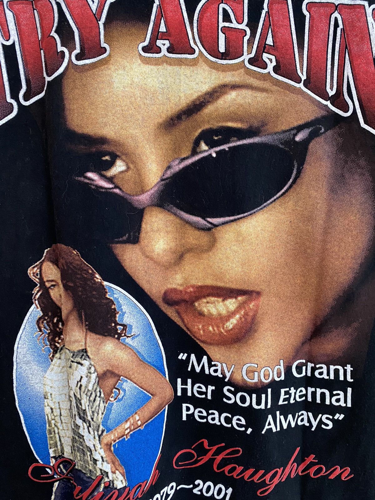 Rap Tees × Vintage Aaliyah 00s Vintage Rap Tee VNDS Snoop dogg Biggie Size US L / EU 52-54 / 3 - 3 Thumbnail