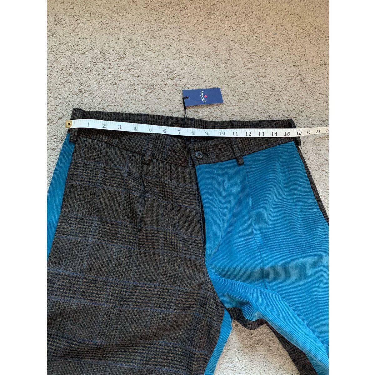 Noah NOAH PLEATED COLOR-BLOCK WOOL X CORDUROY PANTS Size US 32 / EU 48 - 14 Thumbnail