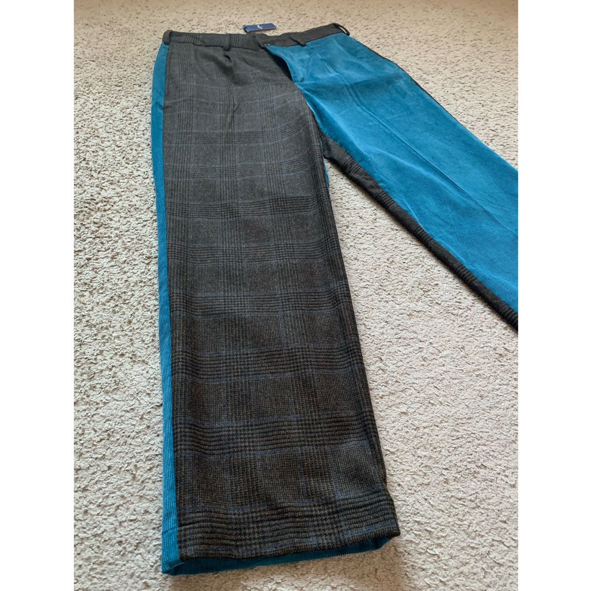 Noah NOAH PLEATED COLOR-BLOCK WOOL X CORDUROY PANTS Size US 32 / EU 48 - 5 Thumbnail