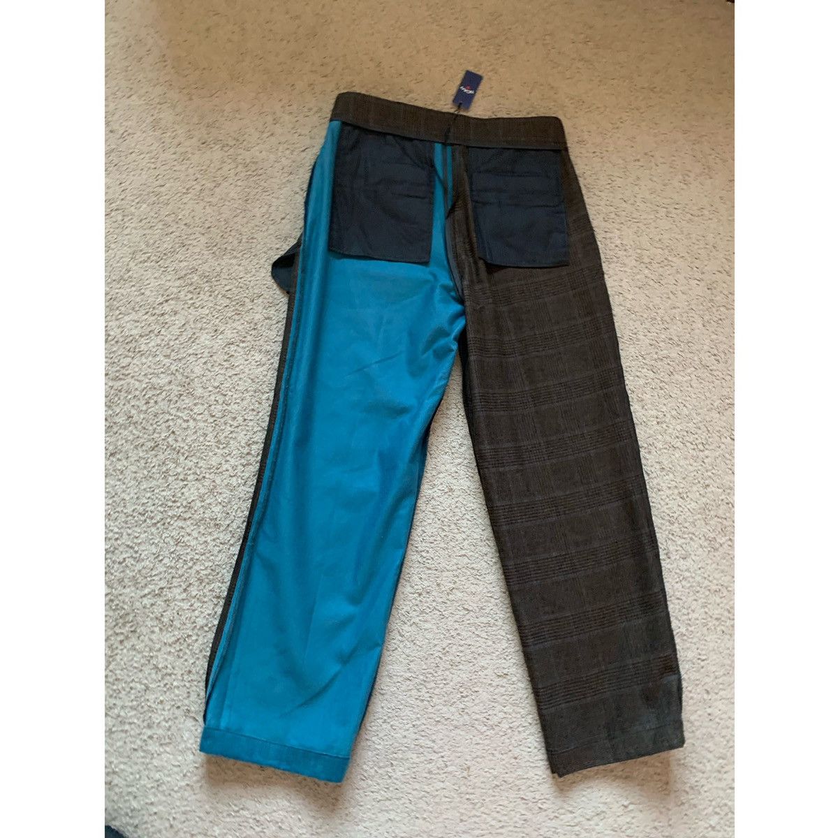Noah NOAH PLEATED COLOR-BLOCK WOOL X CORDUROY PANTS Size US 32 / EU 48 - 15 Thumbnail