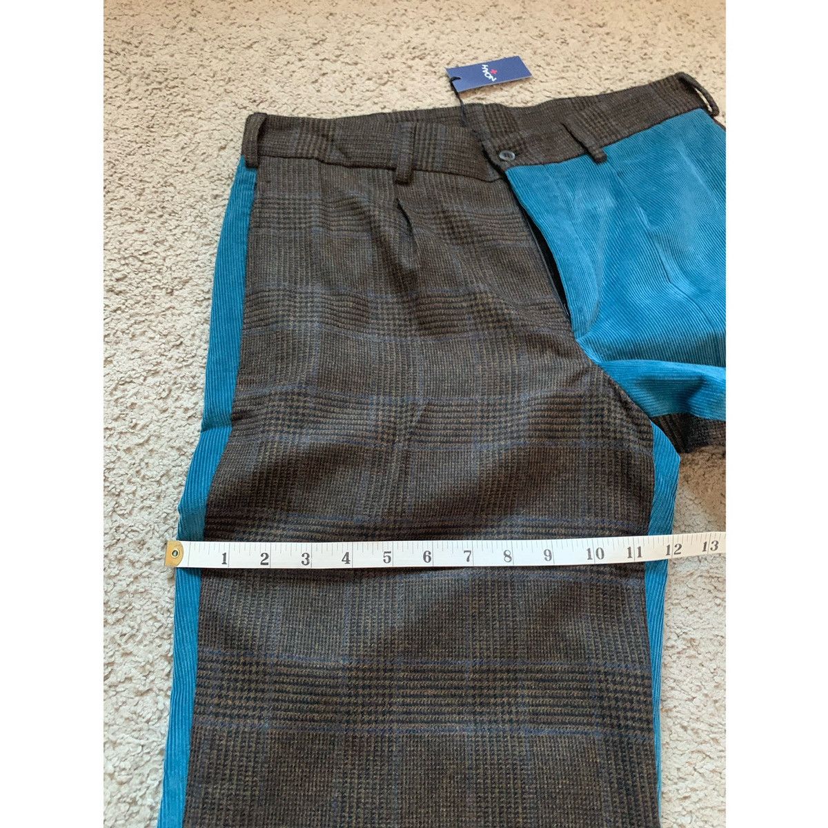 Noah NOAH PLEATED COLOR-BLOCK WOOL X CORDUROY PANTS Size US 32 / EU 48 - 11 Thumbnail