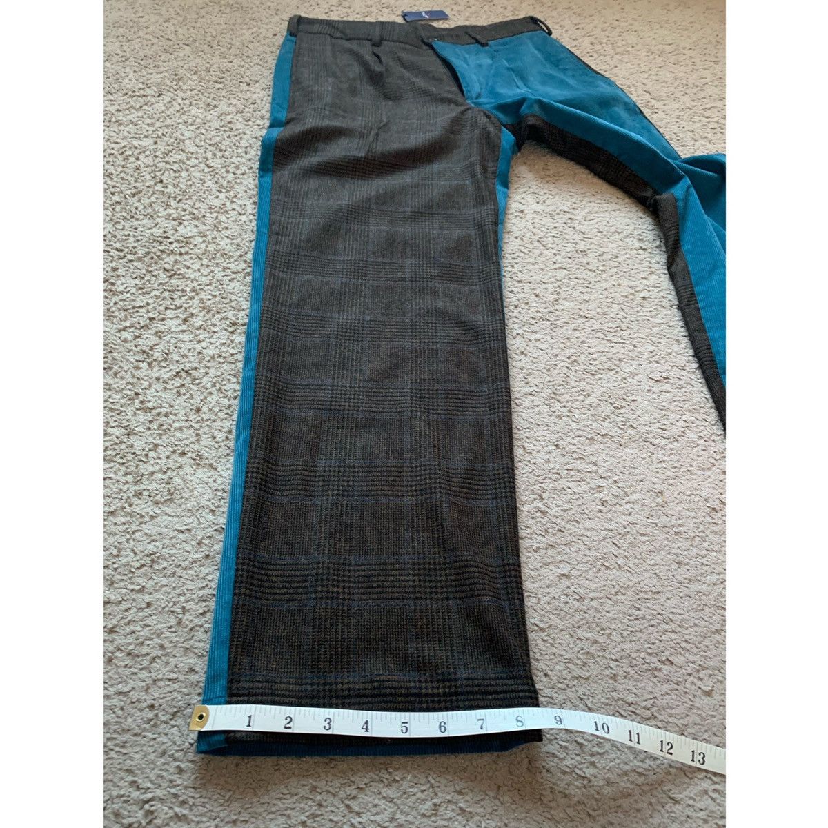 Noah NOAH PLEATED COLOR-BLOCK WOOL X CORDUROY PANTS Size US 32 / EU 48 - 13 Thumbnail