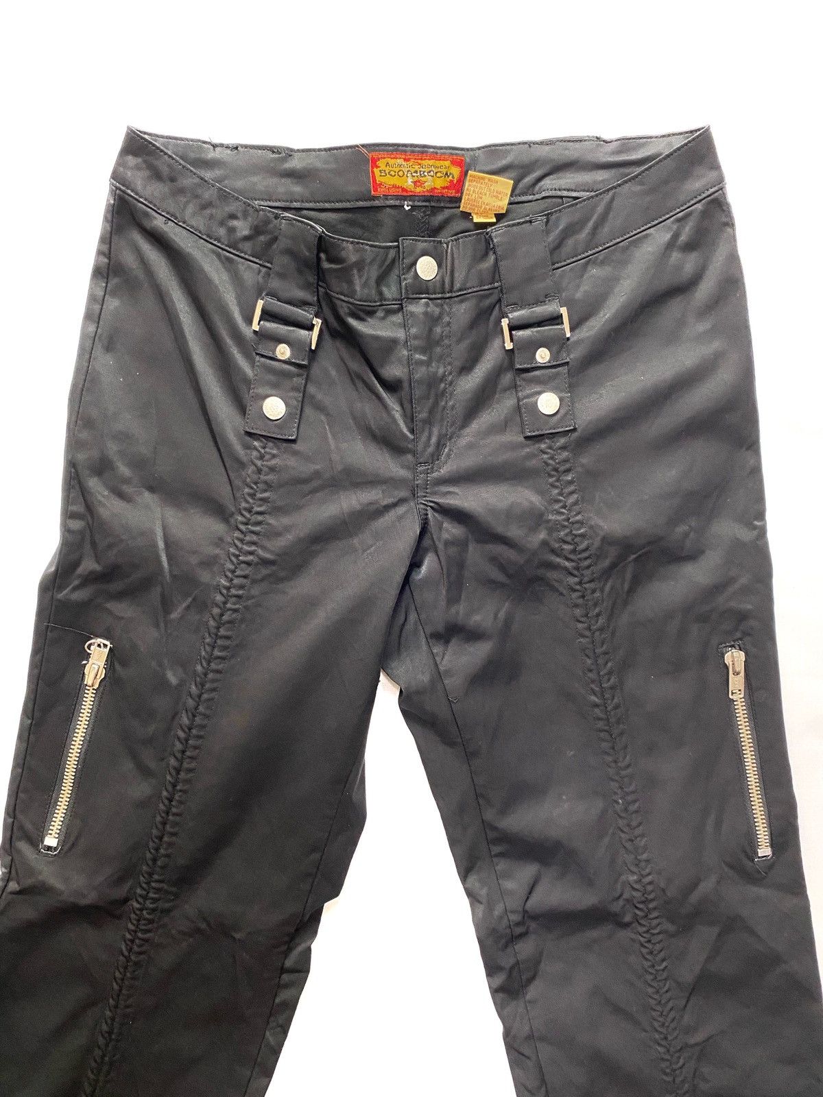 Japanese Brand × Seditionaries 🇯🇵Boom Jeans authentic wear zipper punk made in japan Size US 33 - 7 Thumbnail