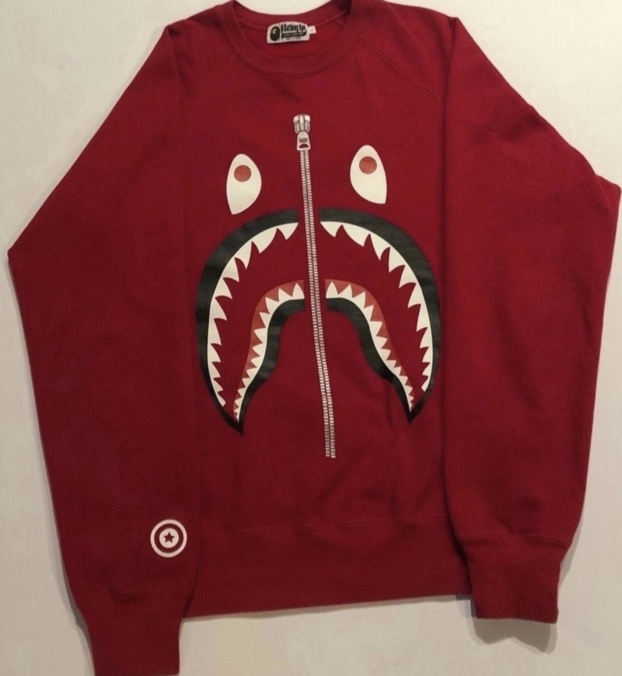 Bape Bape shark crew neck sweatshirt Size US L / EU 52-54 / 3 - 1 Thumbnail