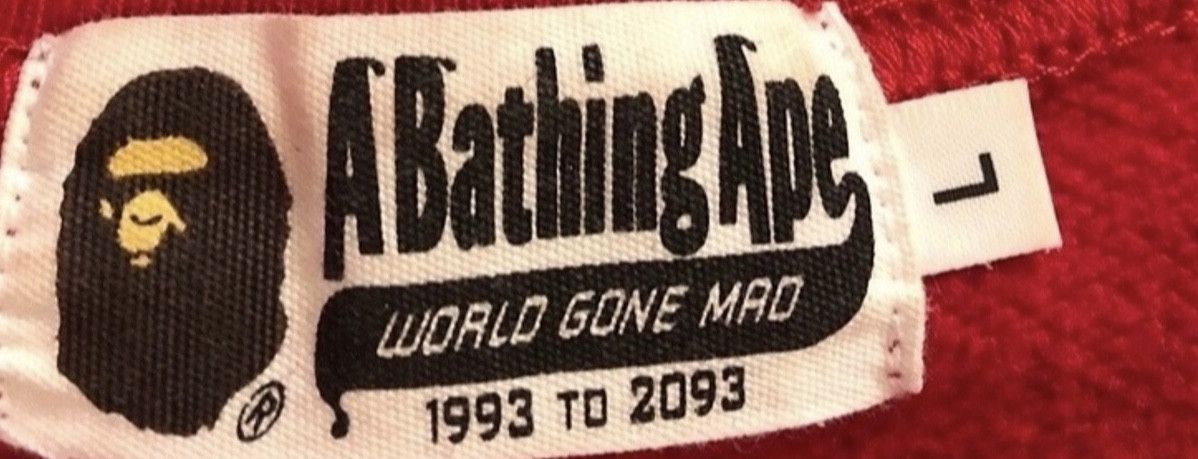Bape Bape shark crew neck sweatshirt Size US L / EU 52-54 / 3 - 5 Thumbnail