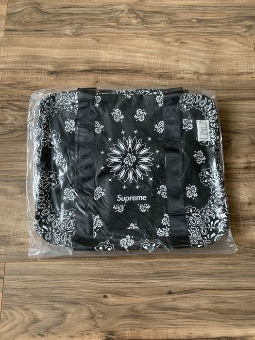 Supreme Supreme Bandana Tarp Small Duffle Bag | Grailed