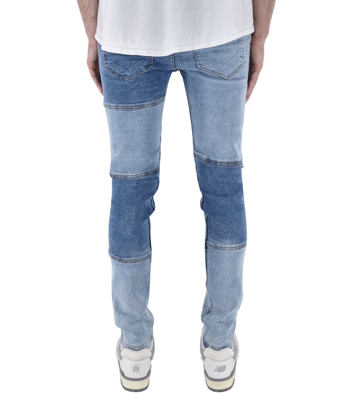 Vintage Patchwork Denim Light Wash Size US 28 / EU 44 - 2 Thumbnail