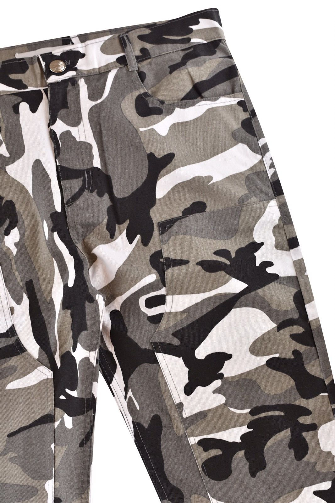 Vintage Double Knee Work Pants Snow Camo Size US 34 / EU 50 - 6 Thumbnail