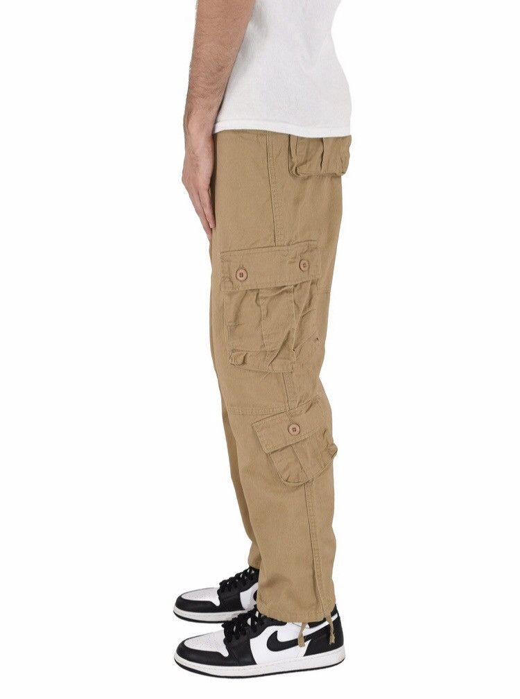 Japanese Brand 8 Pocket Cargo Pants Tan Size US 31 - 3 Thumbnail