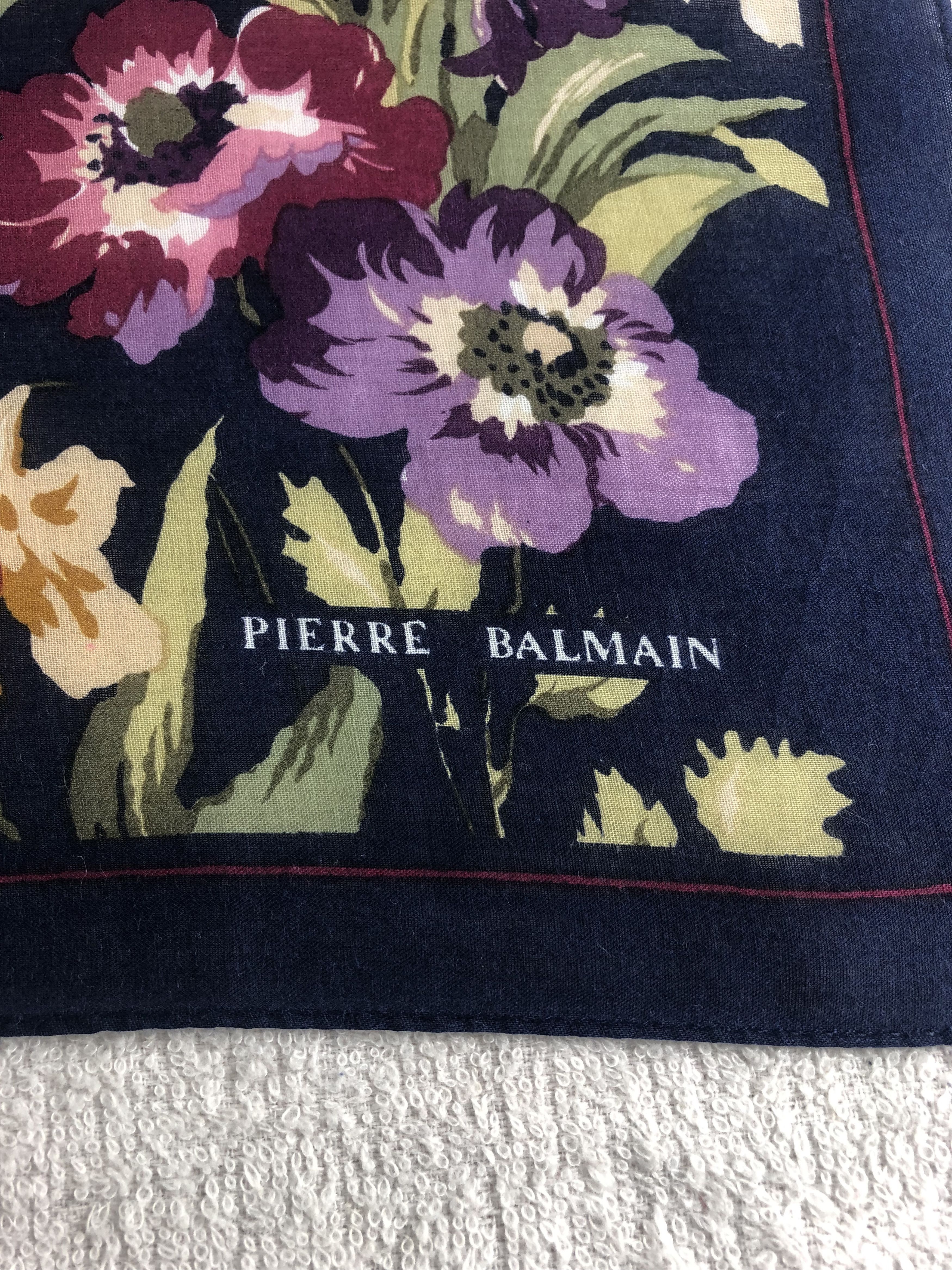 Pierre Balmain Pierre Balmain Handkerchief / Bandana / Neckerchief C038 Size ONE SIZE - 5 Thumbnail