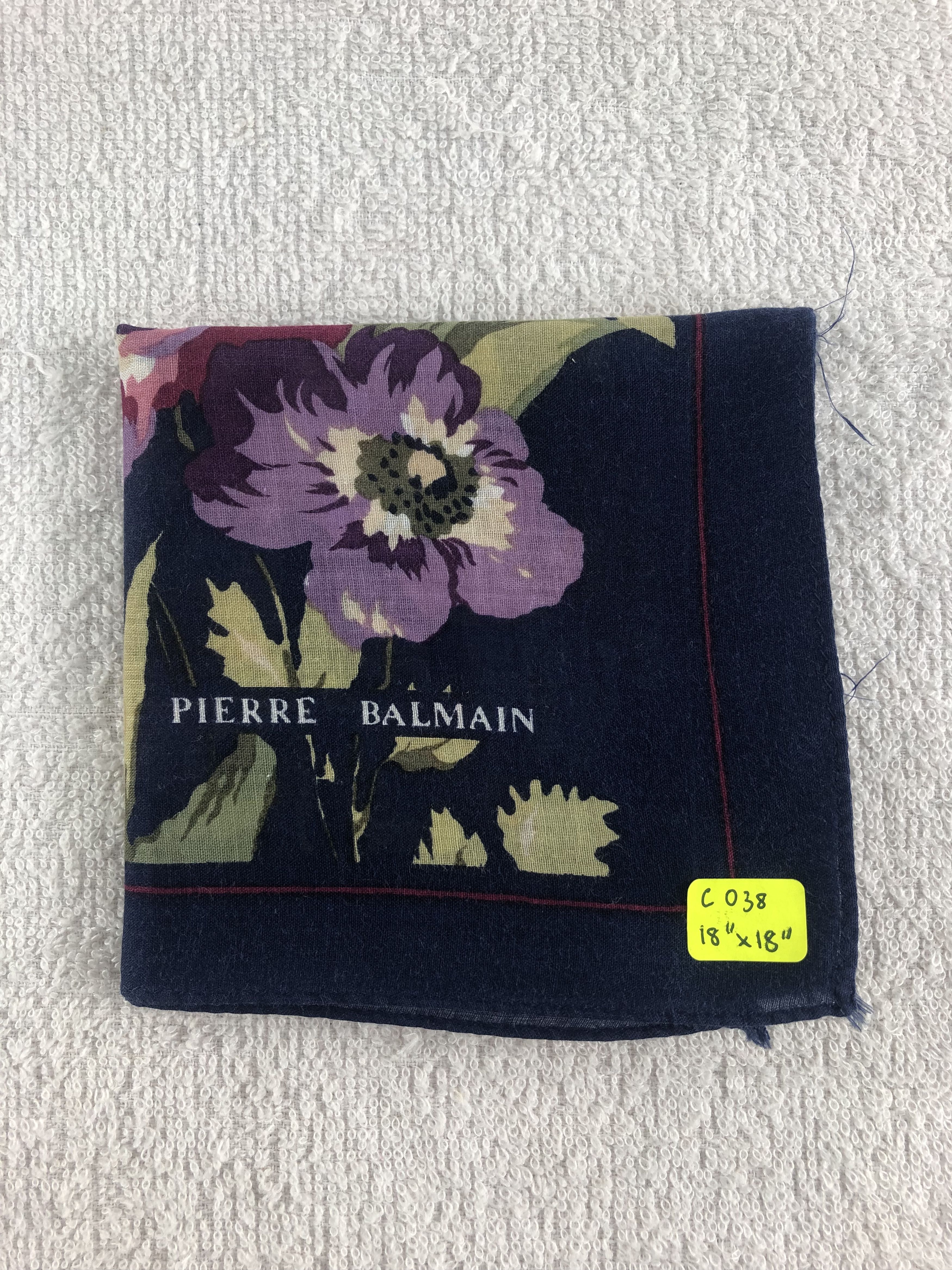 Pierre Balmain Pierre Balmain Handkerchief / Bandana / Neckerchief C038 Size ONE SIZE - 6 Thumbnail