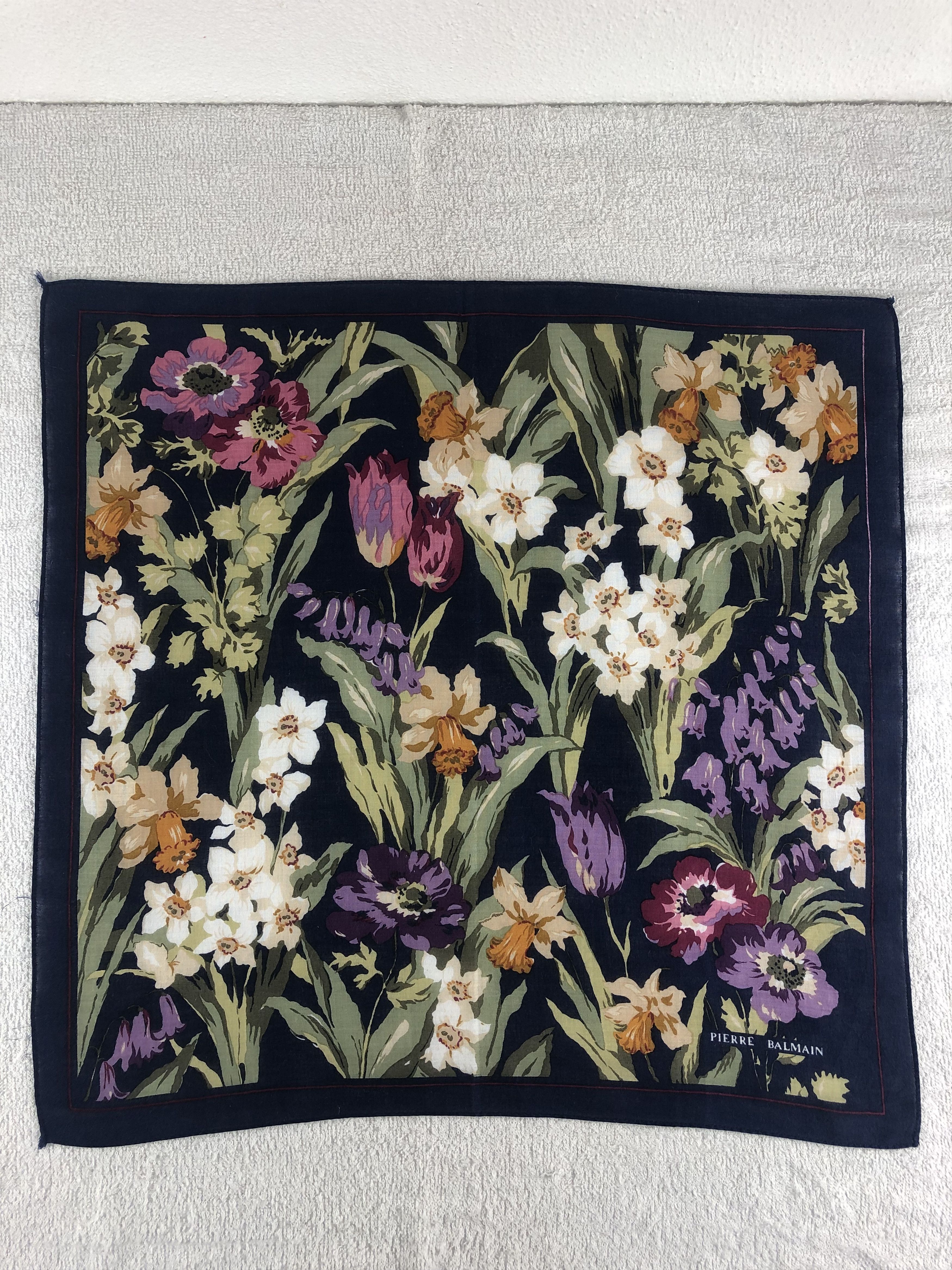 Pierre Balmain Pierre Balmain Handkerchief / Bandana / Neckerchief C038 Size ONE SIZE - 3 Thumbnail