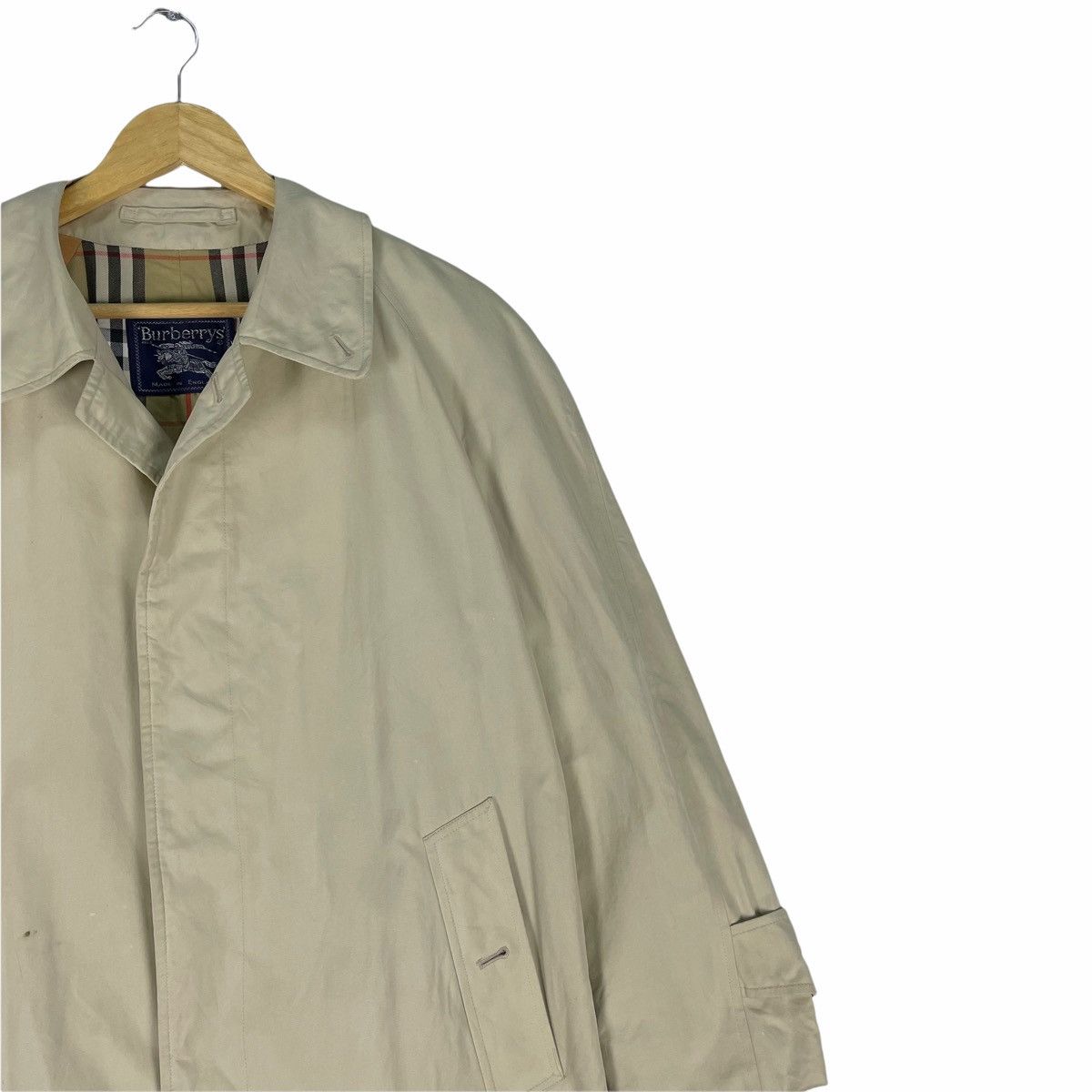 Burberry 🌟BURBERRY London Nova Check Parka Overcoat Jacket Size US M / EU 48-50 / 2 - 4 Thumbnail