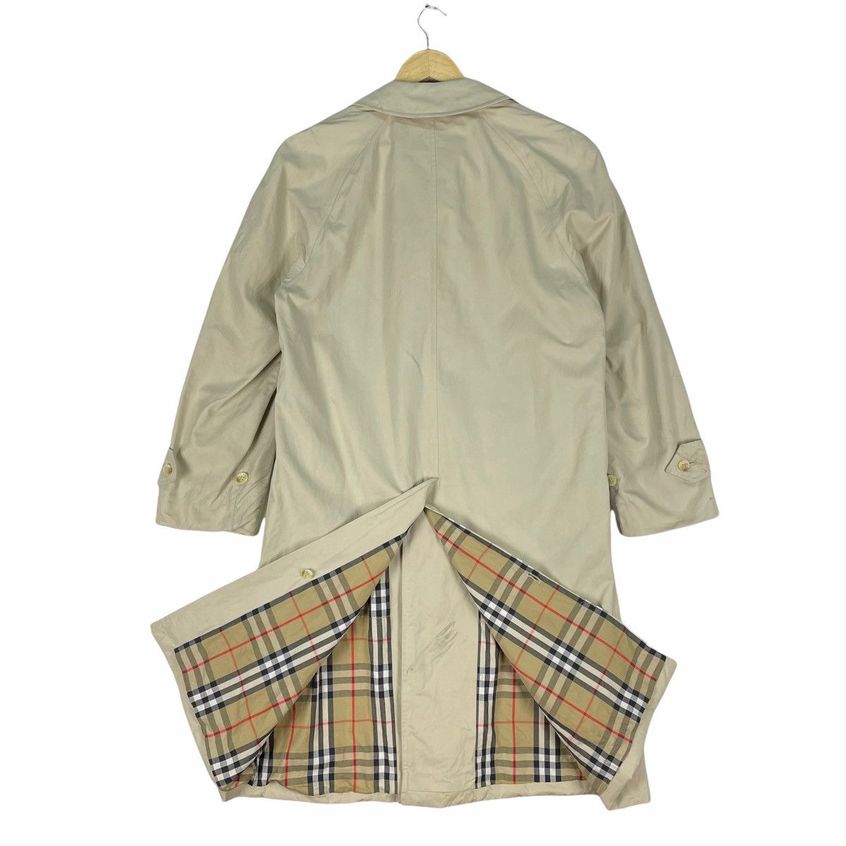 Burberry 🌟BURBERRY London Nova Check Parka Overcoat Jacket Size US M / EU 48-50 / 2 - 9 Thumbnail