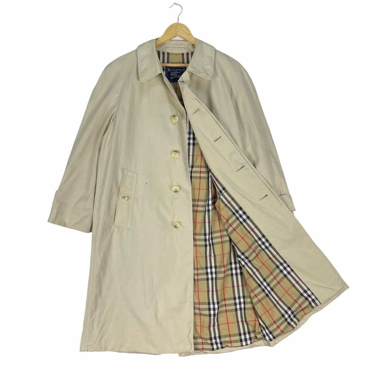 Burberry 🌟BURBERRY London Nova Check Parka Overcoat Jacket Size US M / EU 48-50 / 2 - 1 Thumbnail