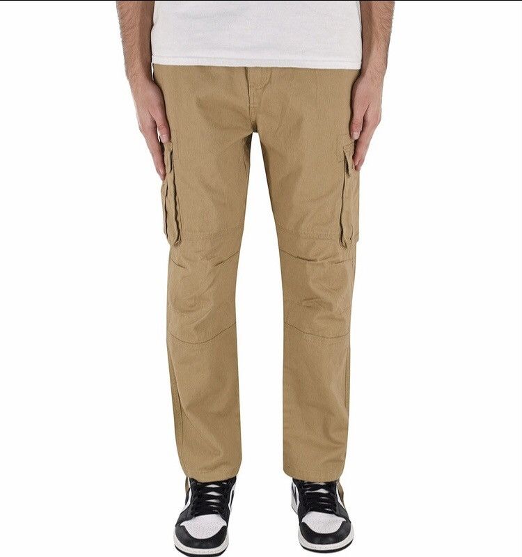 Japanese Brand 6 Pocket Cargo Pants Tan Size US 40 / EU 56 - 2 Thumbnail
