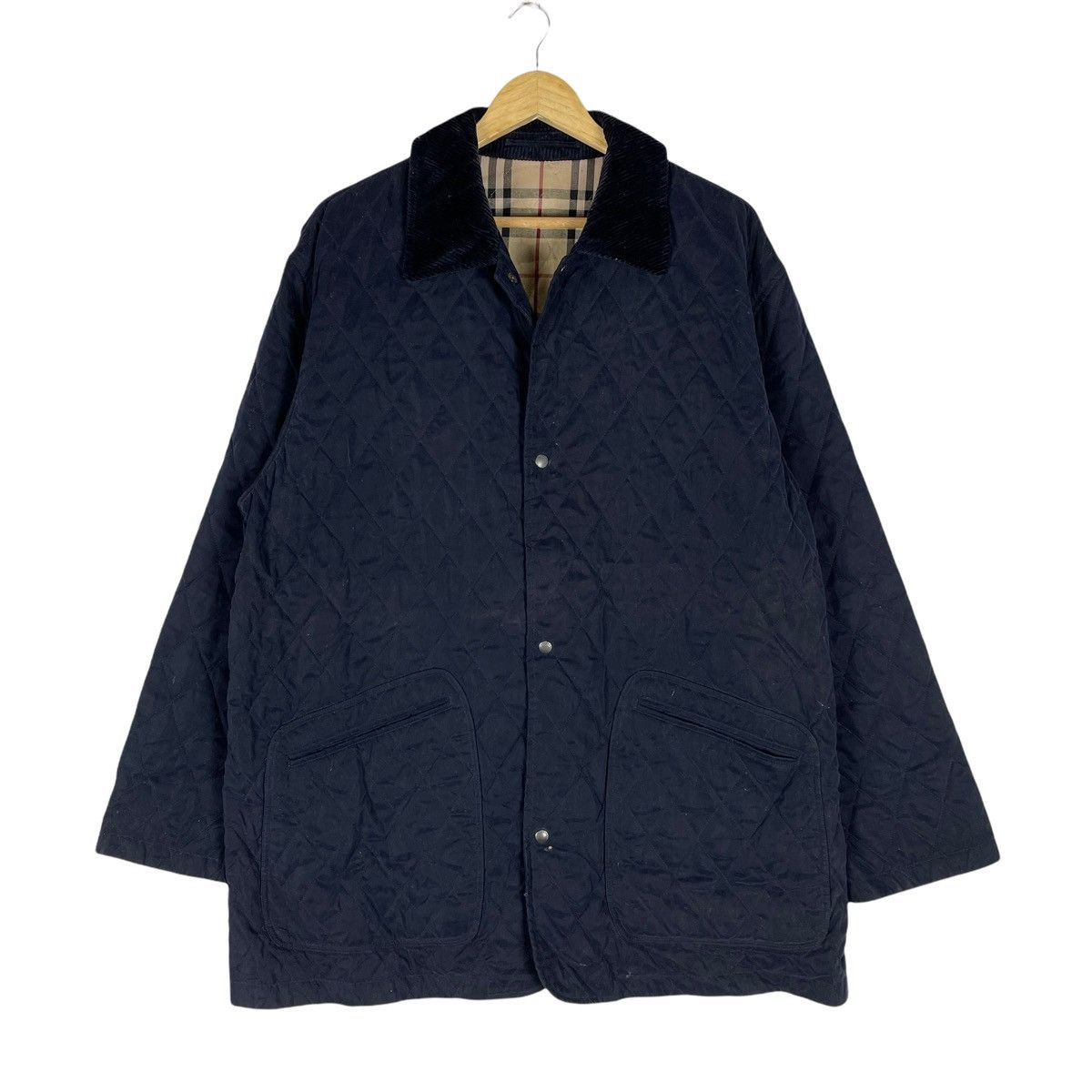 Burberry 🔥BURBERRY Quilted Nova Check Jacket Size US L / EU 52-54 / 3 - 2 Thumbnail