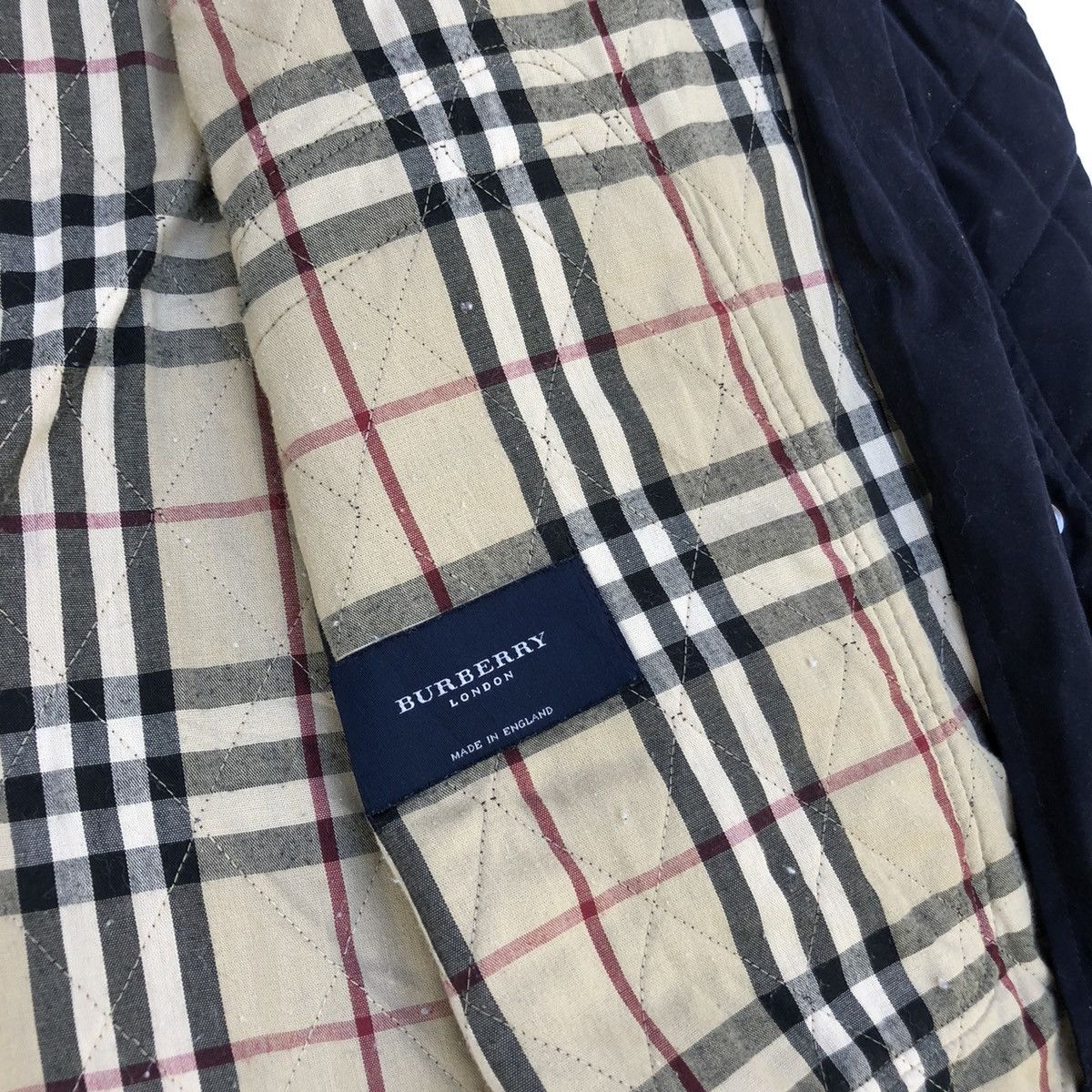 Burberry 🔥BURBERRY Quilted Nova Check Jacket Size US L / EU 52-54 / 3 - 17 Thumbnail