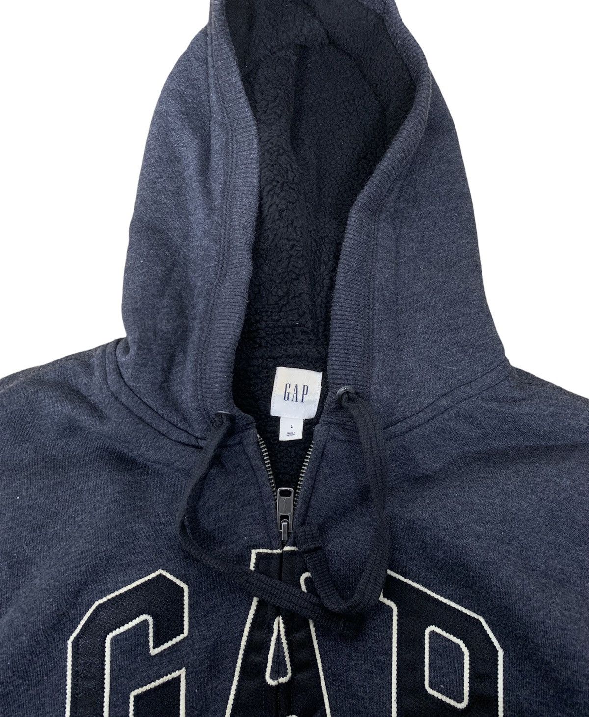 Gap Rare Gap Hoodie Embroidered Logo Fleece Inside Size US L / EU 52-54 / 3 - 4 Thumbnail