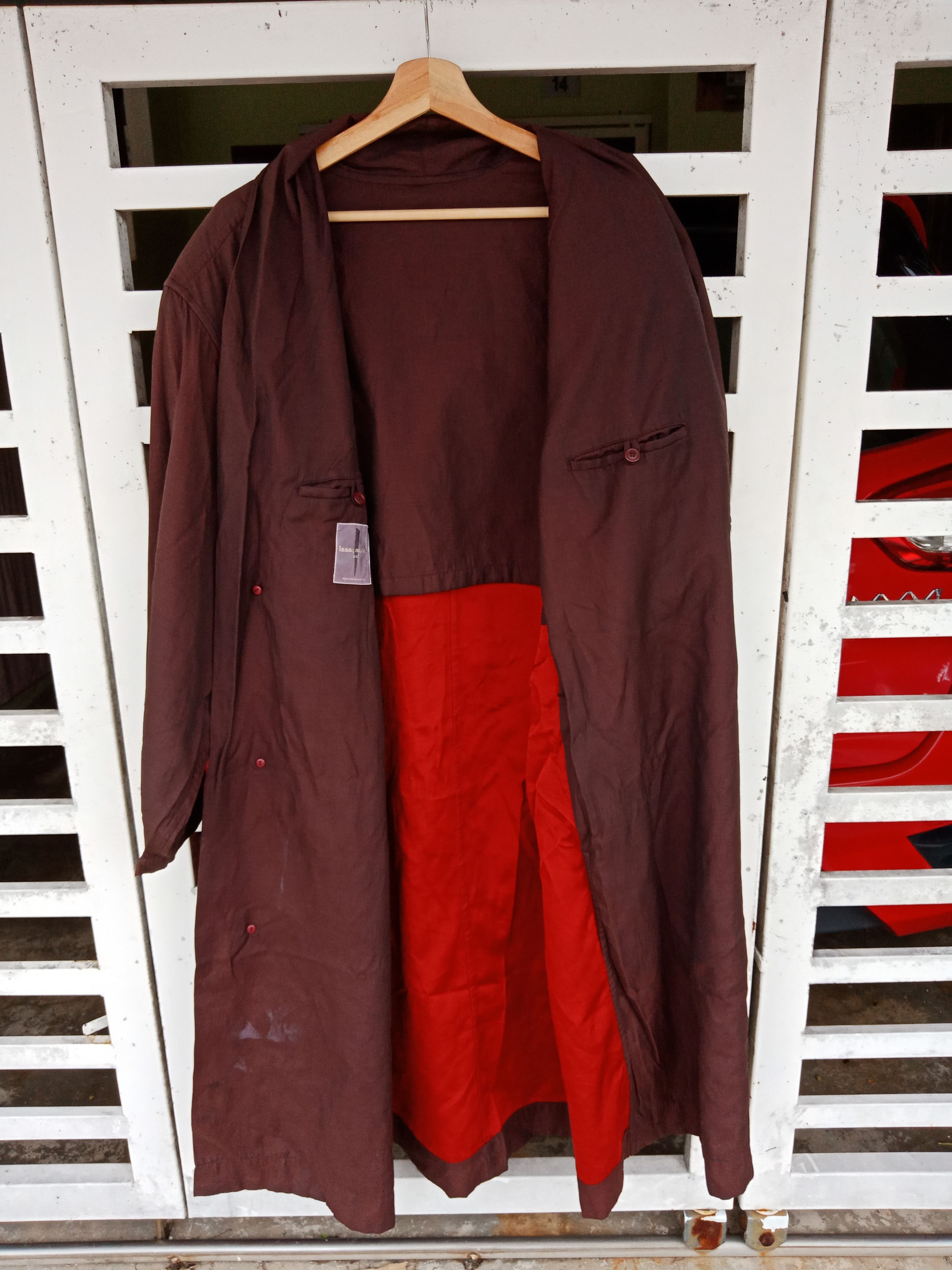 Issey Miyake Oversized Issey Miyake Men Paris New York Tokyo Long Coat Size US XXL / EU 58 / 5 - 2 Thumbnail