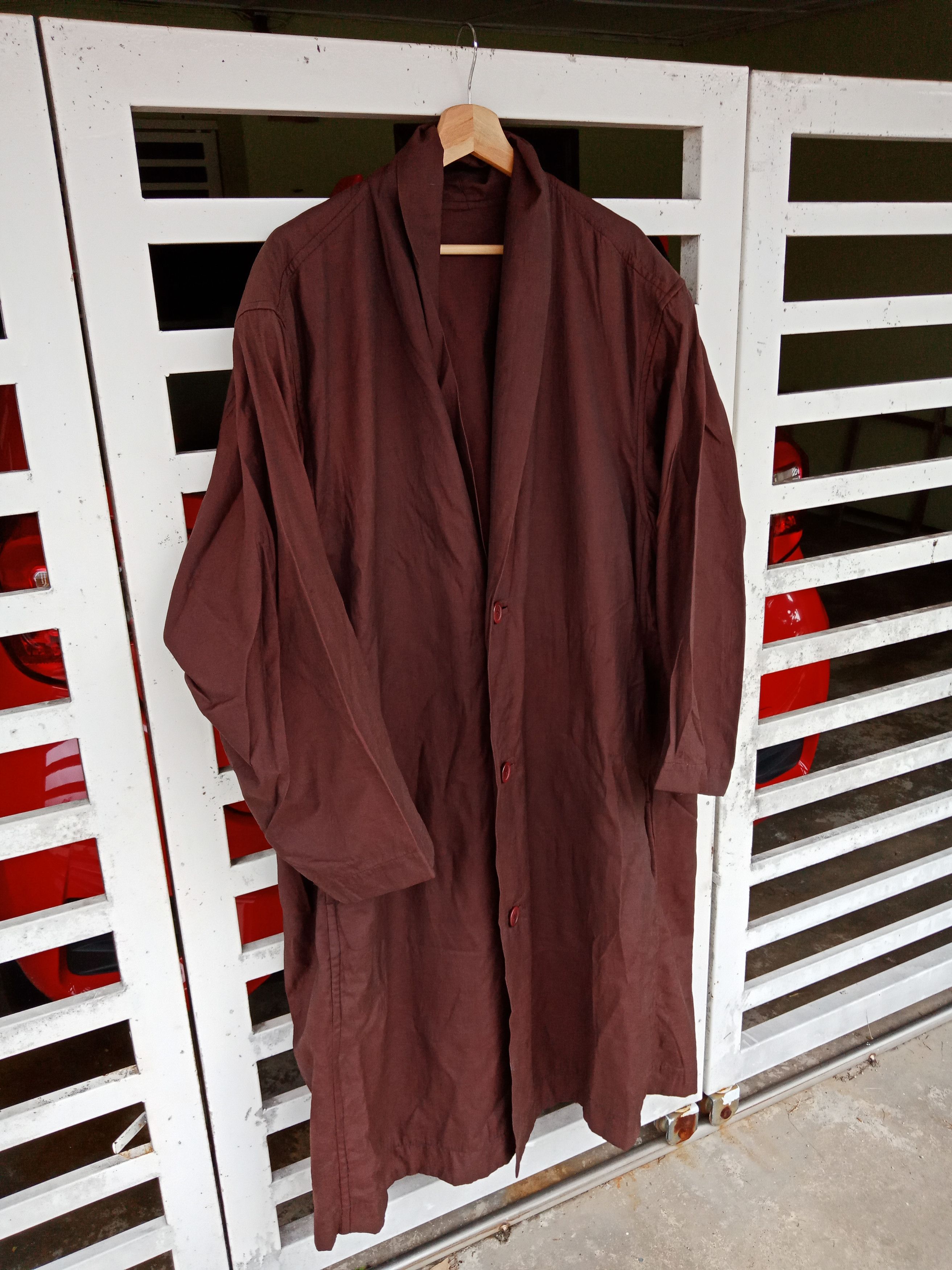 Issey Miyake Oversized Issey Miyake Men Paris New York Tokyo Long Coat Size US XXL / EU 58 / 5 - 5 Thumbnail