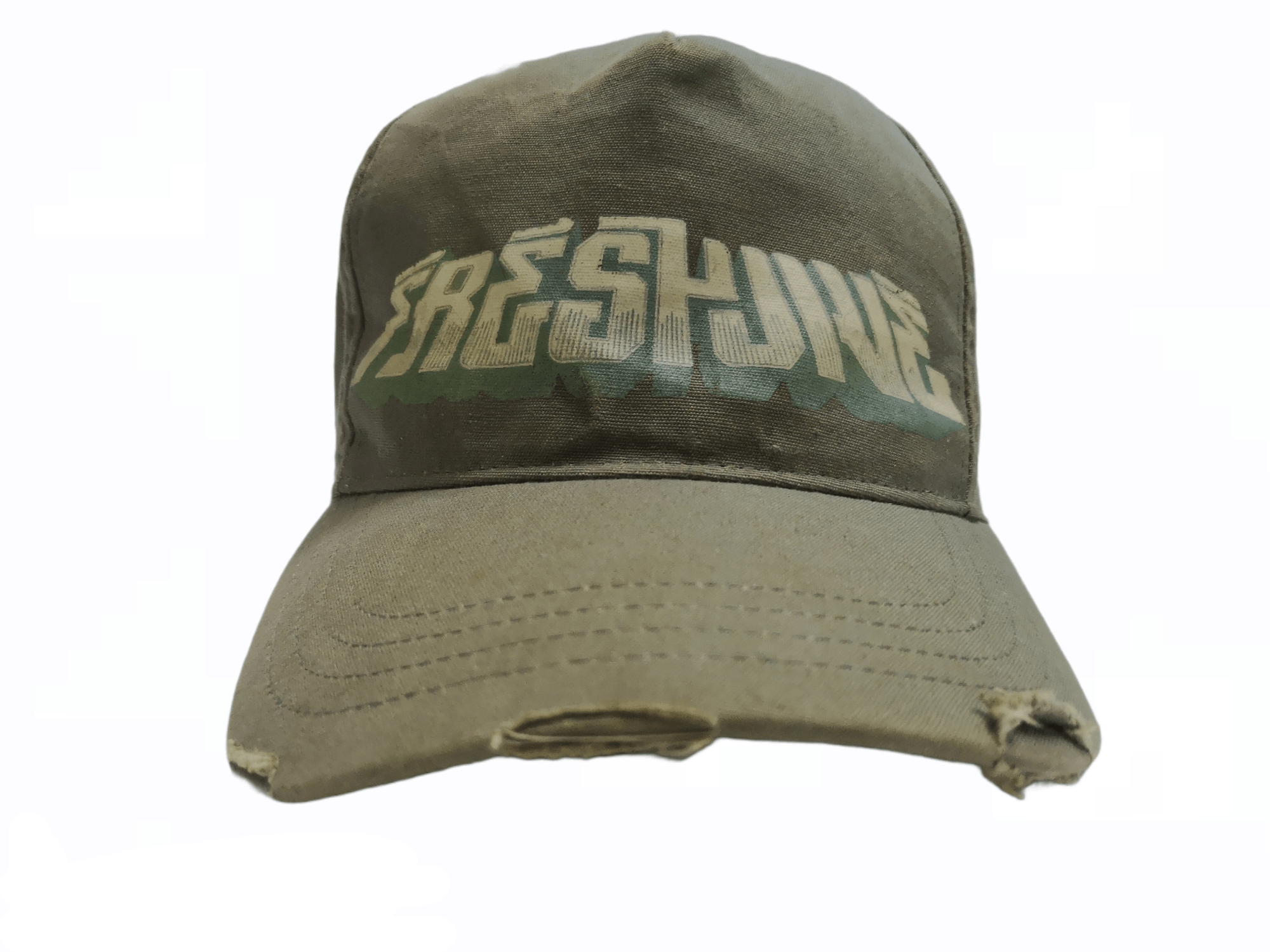 Freshjive × Hook-Ups × Vintage VINTAGE 90'S FRESHJIVE RIPPED BRIM STRAPBACK Size ONE SIZE - 3 Thumbnail