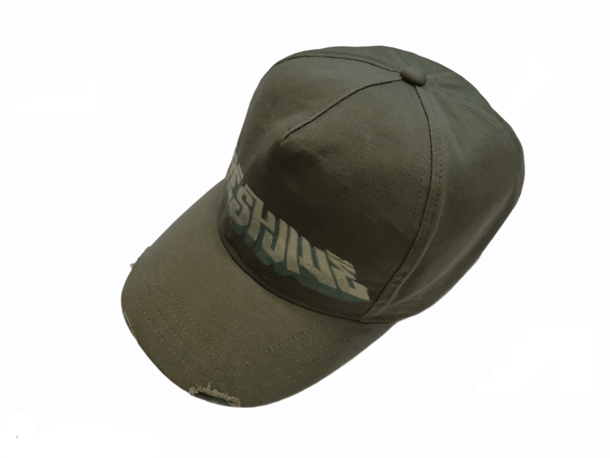 Freshjive × Hook-Ups × Vintage VINTAGE 90'S FRESHJIVE RIPPED BRIM STRAPBACK Size ONE SIZE - 4 Thumbnail