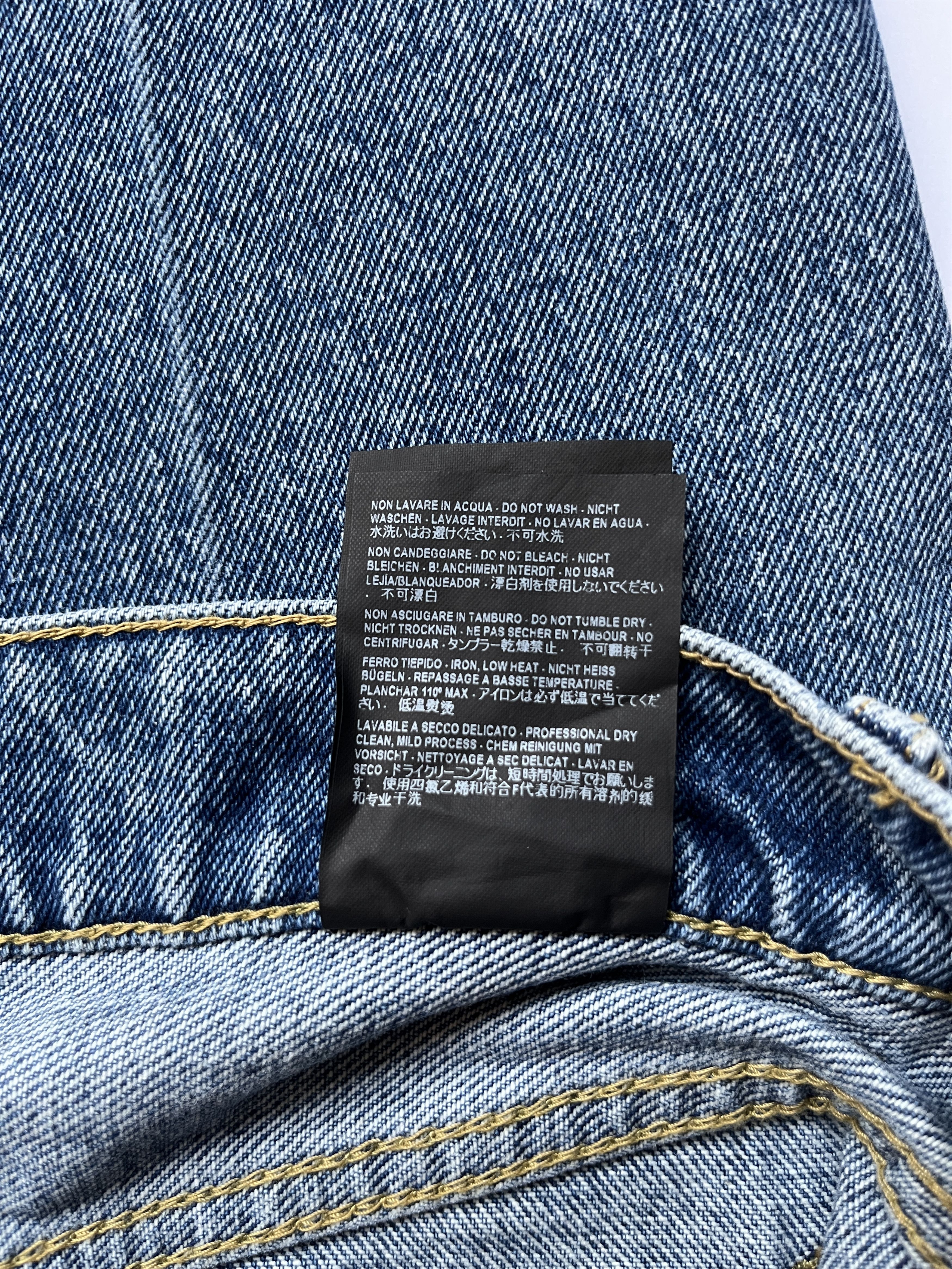 Balenciaga ⚡️QUICK SALE⚡️2016 Balenciaga Demna Blue Denim Jeans Size US 28 / EU 44 - 4 Thumbnail