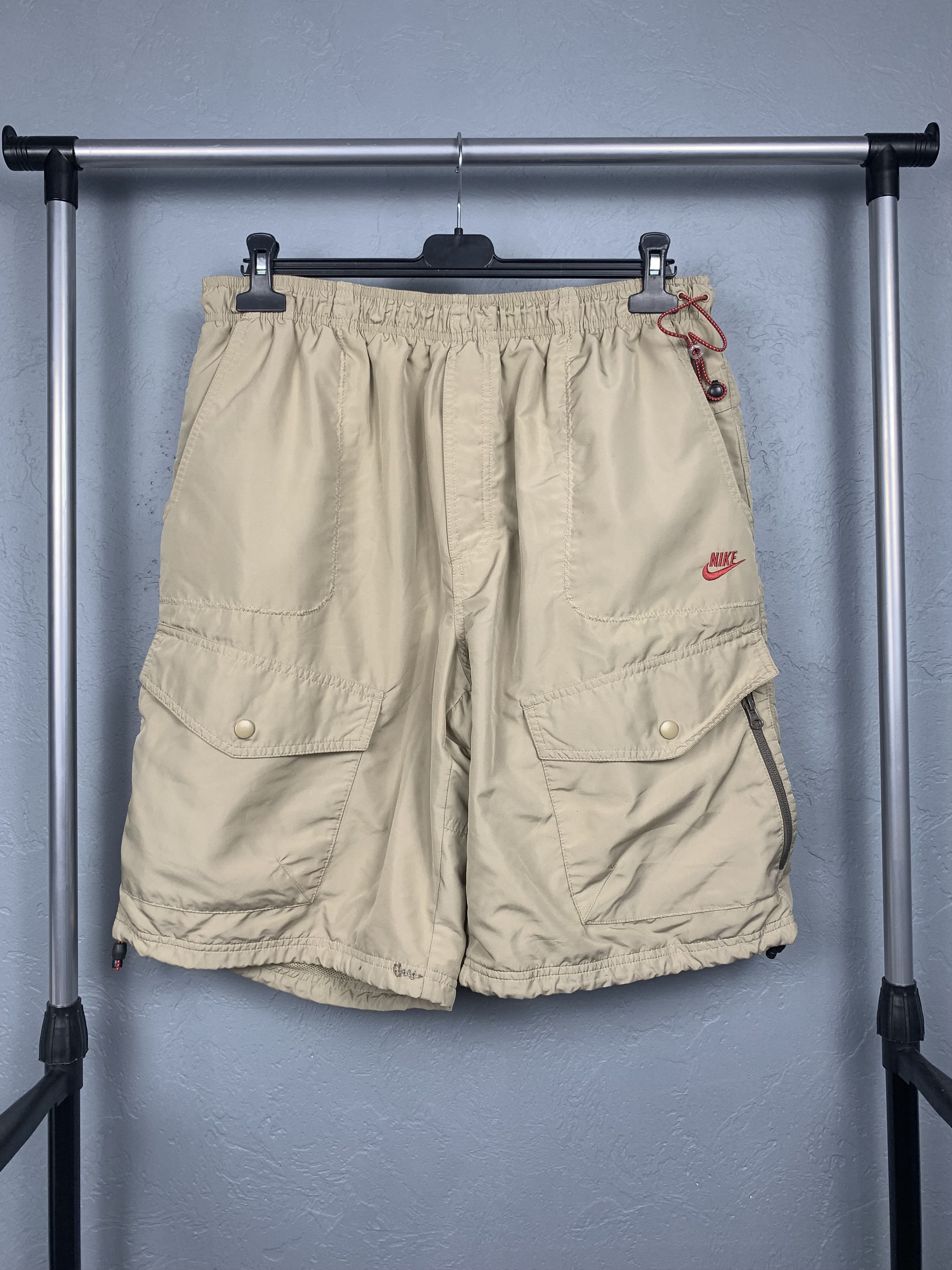 Nike Nike Vintage Mens NYLON Cargo Shorts Y2K Size US 36 / EU 52 - 1 Thumbnail