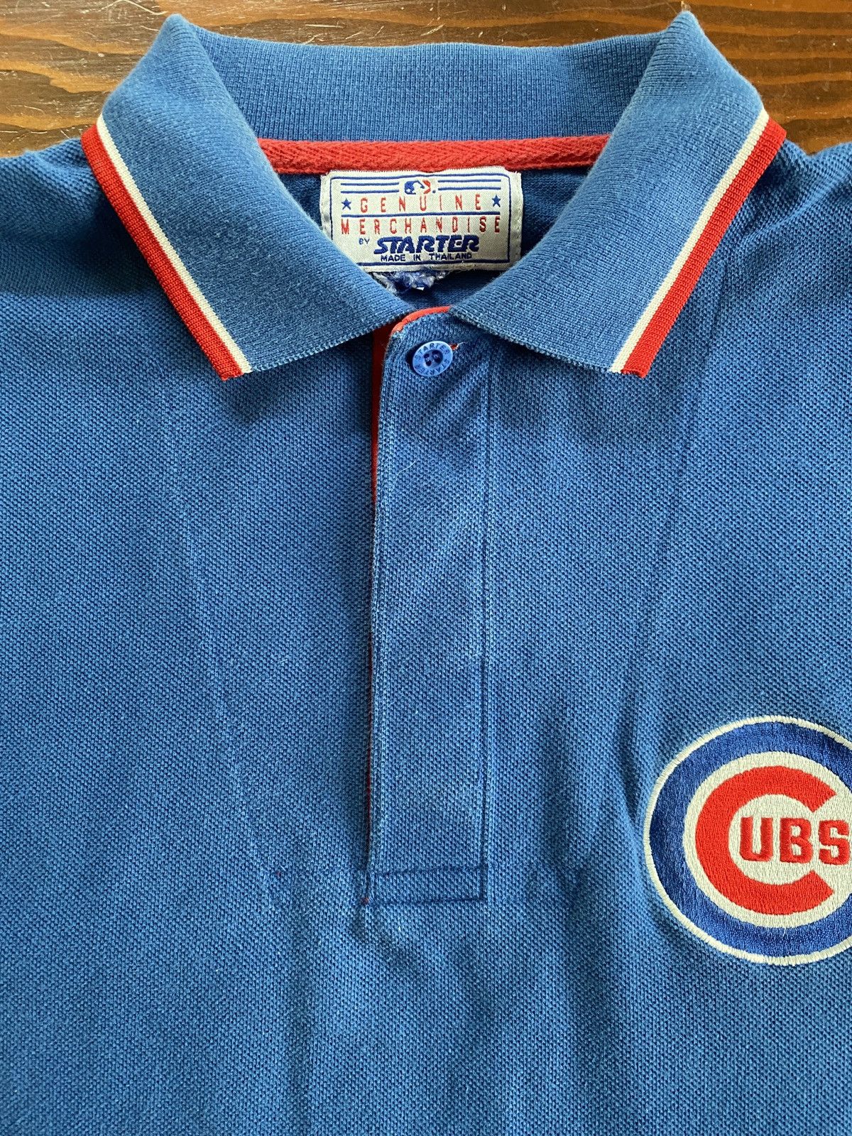 Starter Vintage 90’s Chicago Cubs Starter Embroidered Polo Size US XL / EU 56 / 4 - 2 Thumbnail