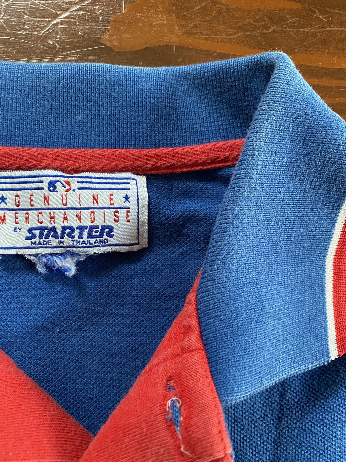 Starter Vintage 90’s Chicago Cubs Starter Embroidered Polo Size US XL / EU 56 / 4 - 9 Thumbnail