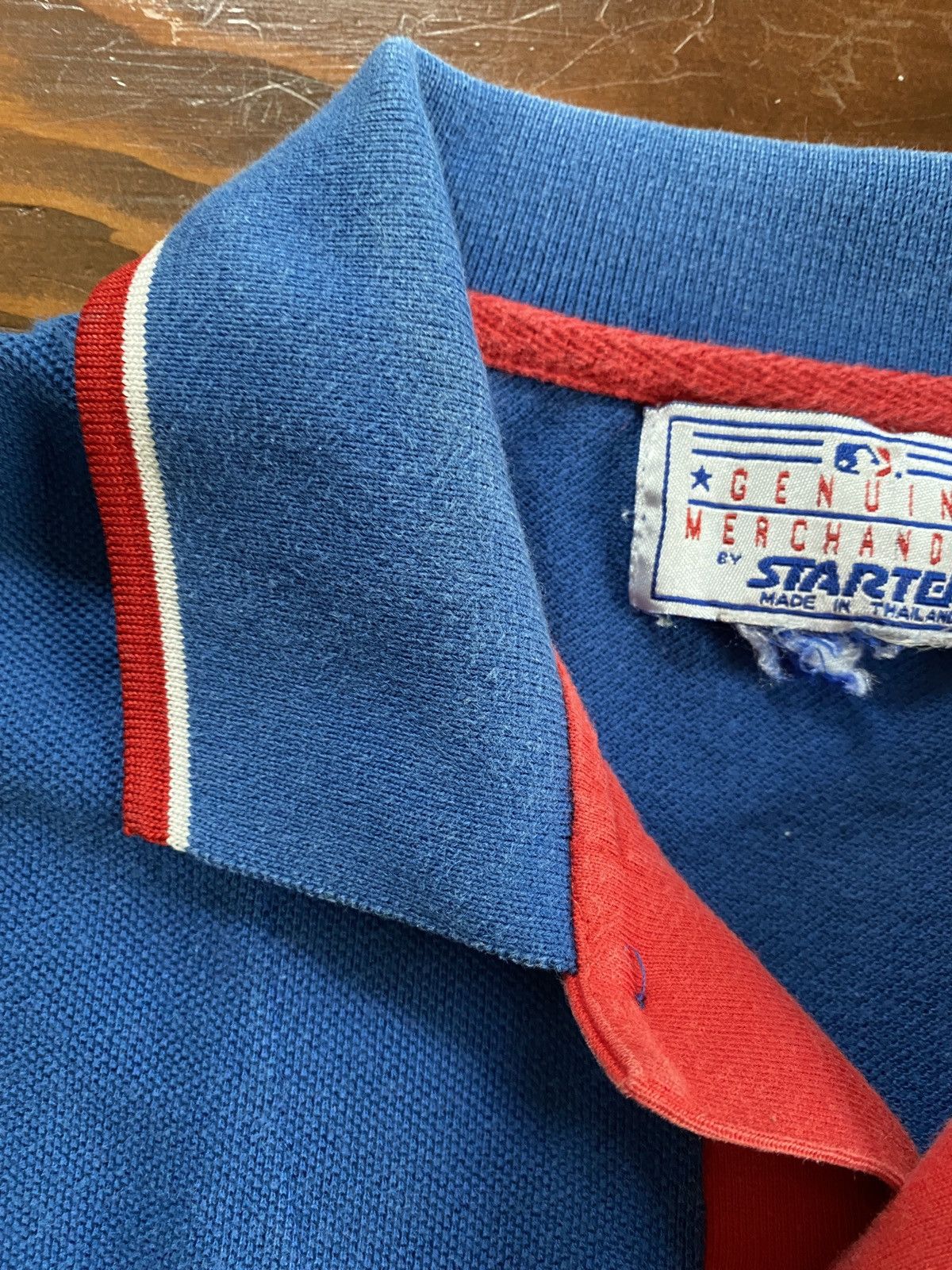 Starter Vintage 90’s Chicago Cubs Starter Embroidered Polo Size US XL / EU 56 / 4 - 10 Thumbnail