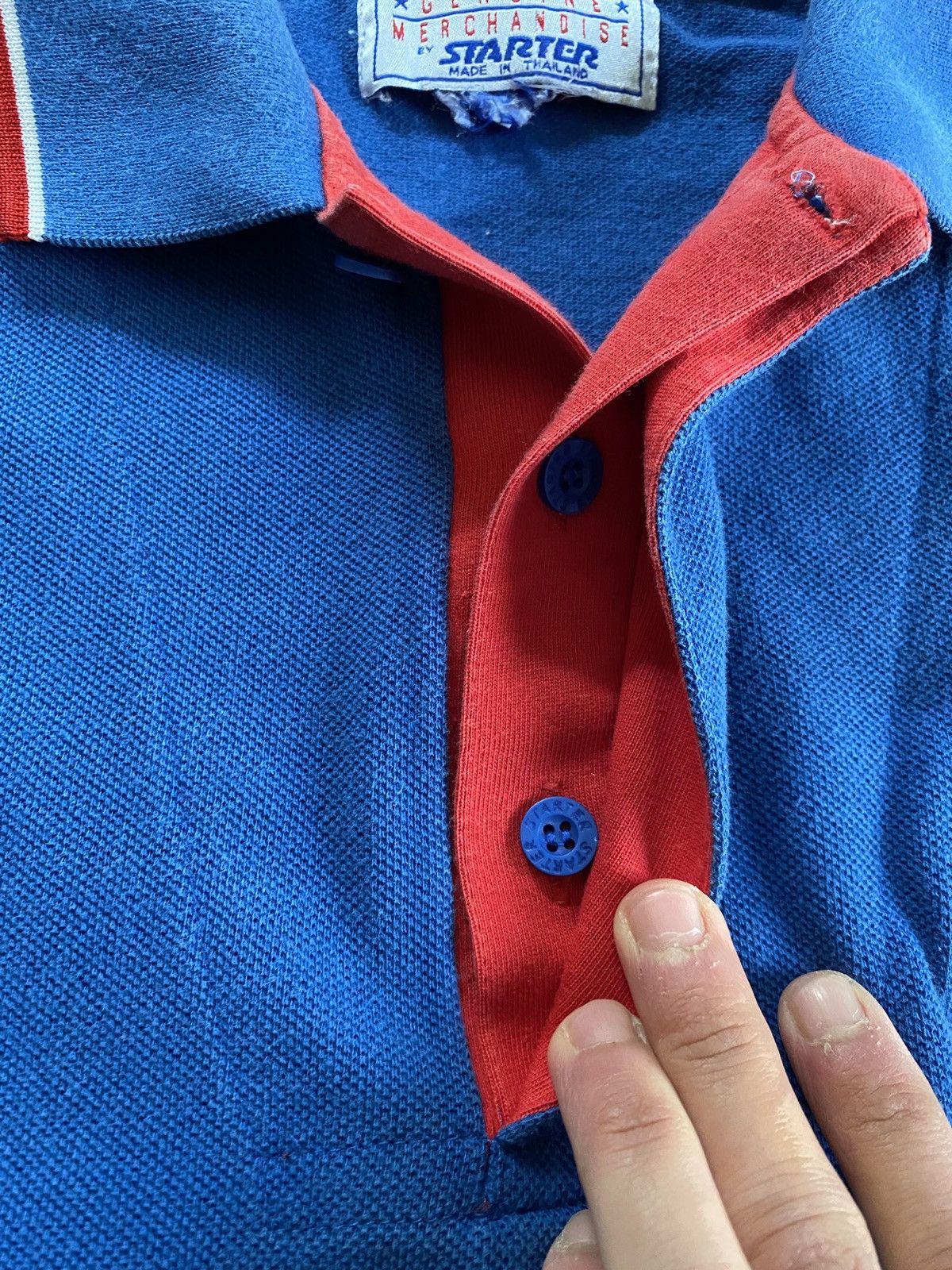 Starter Vintage 90’s Chicago Cubs Starter Embroidered Polo Size US XL / EU 56 / 4 - 7 Thumbnail