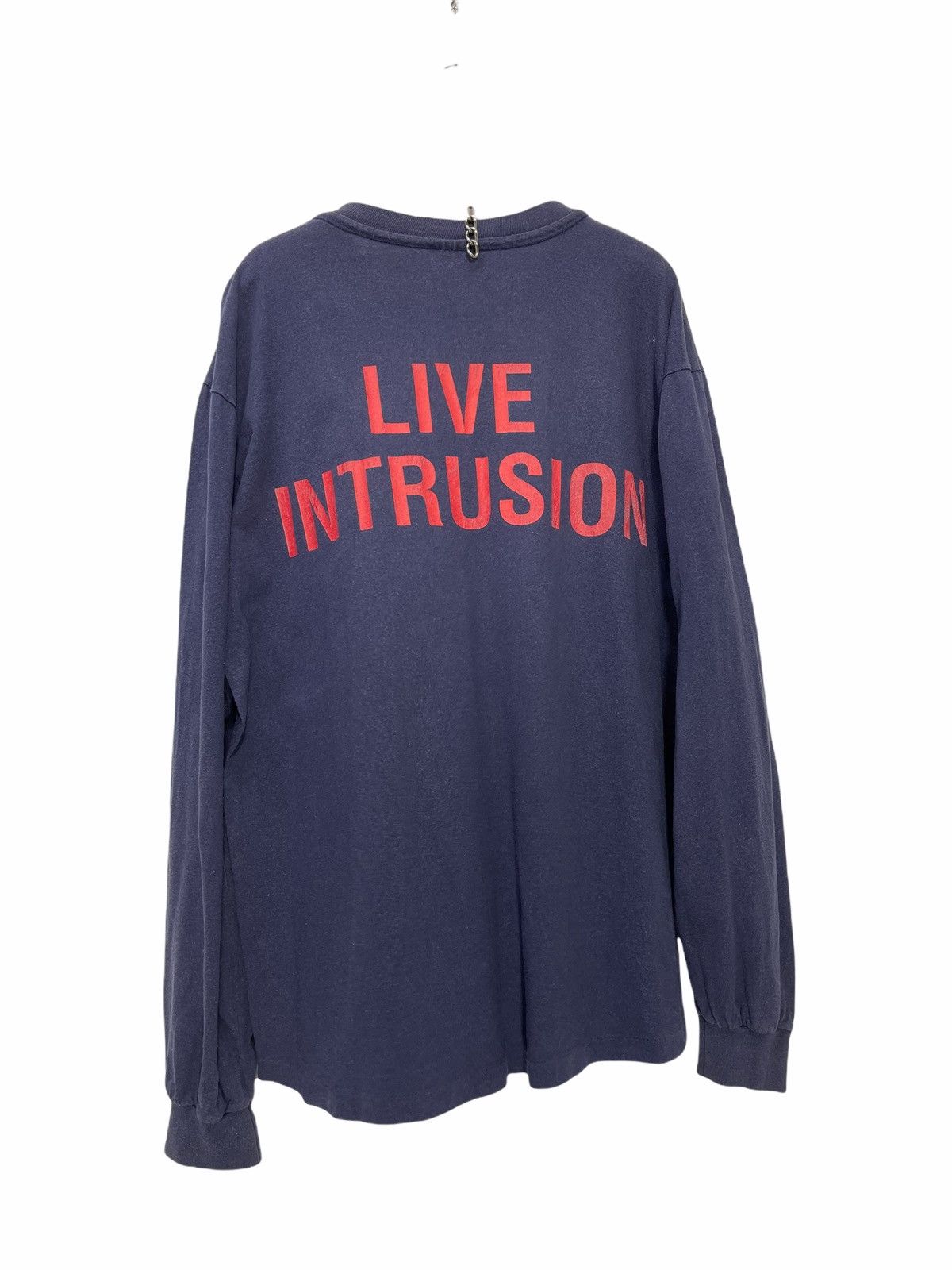 Band Tees ☠ Vtg 1995 Slayer Live Intrusion Long Sleeve Tee 3🟩7 Size US L / EU 52-54 / 3 - 4 Thumbnail