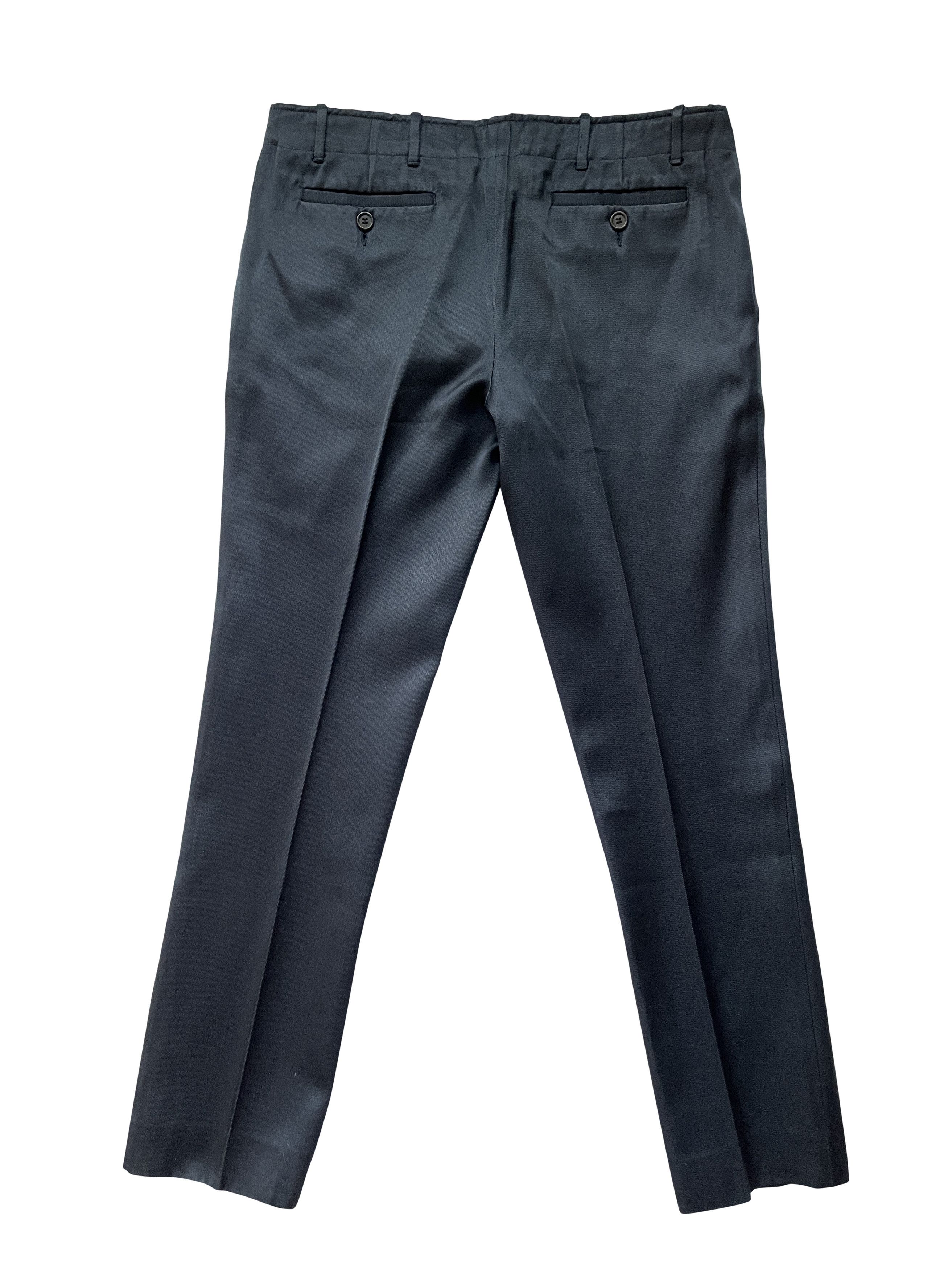 Miu Miu ⚡️QUICK SALE⚡️2006 Miu Miu Navy Satin Pants Trousers Size US 32 / EU 48 - 2 Thumbnail