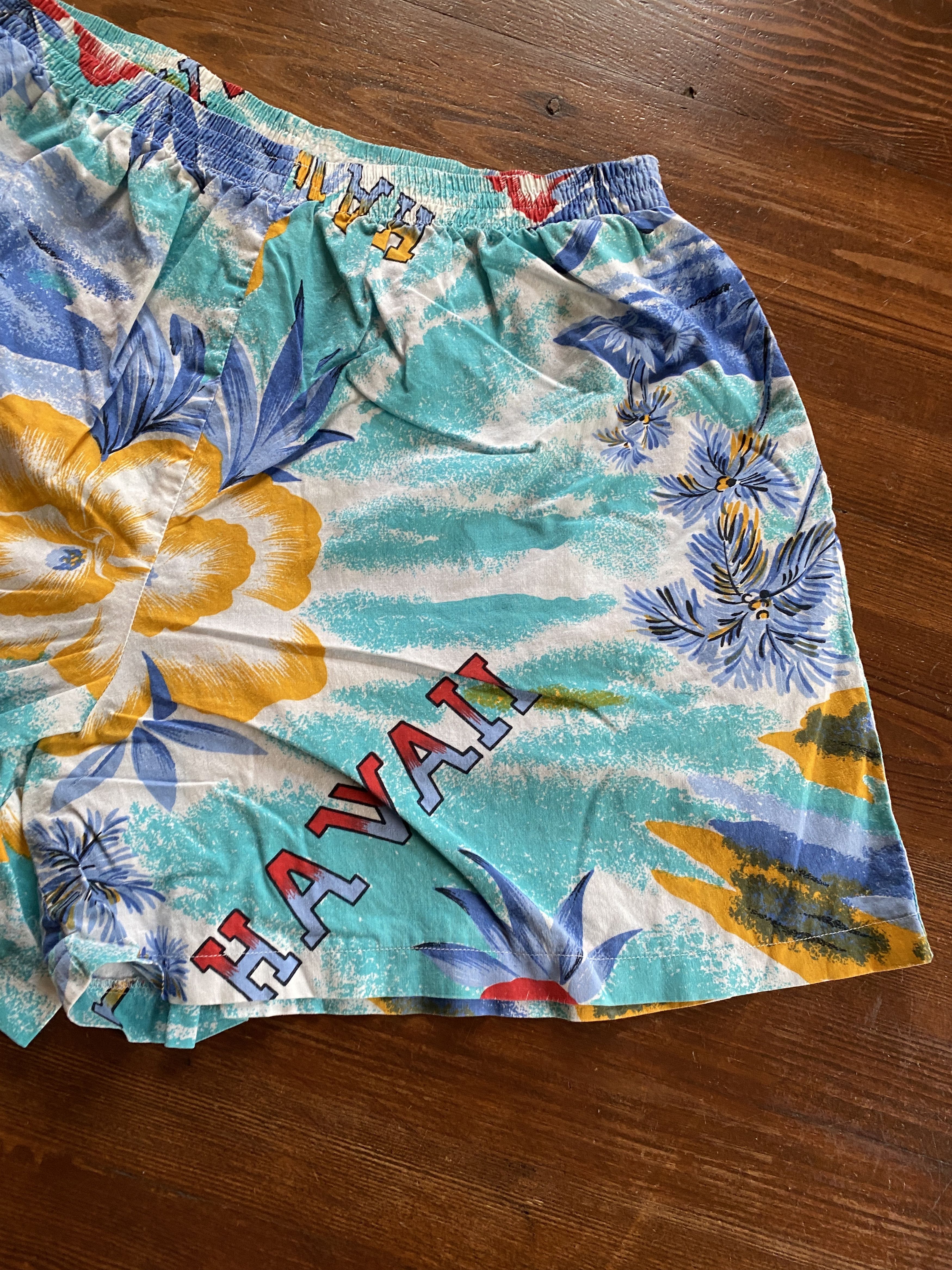 Vintage Vintage 90's Crazy Horse Hawaiian Shorts Size US 36 / EU 52 - 3 Thumbnail