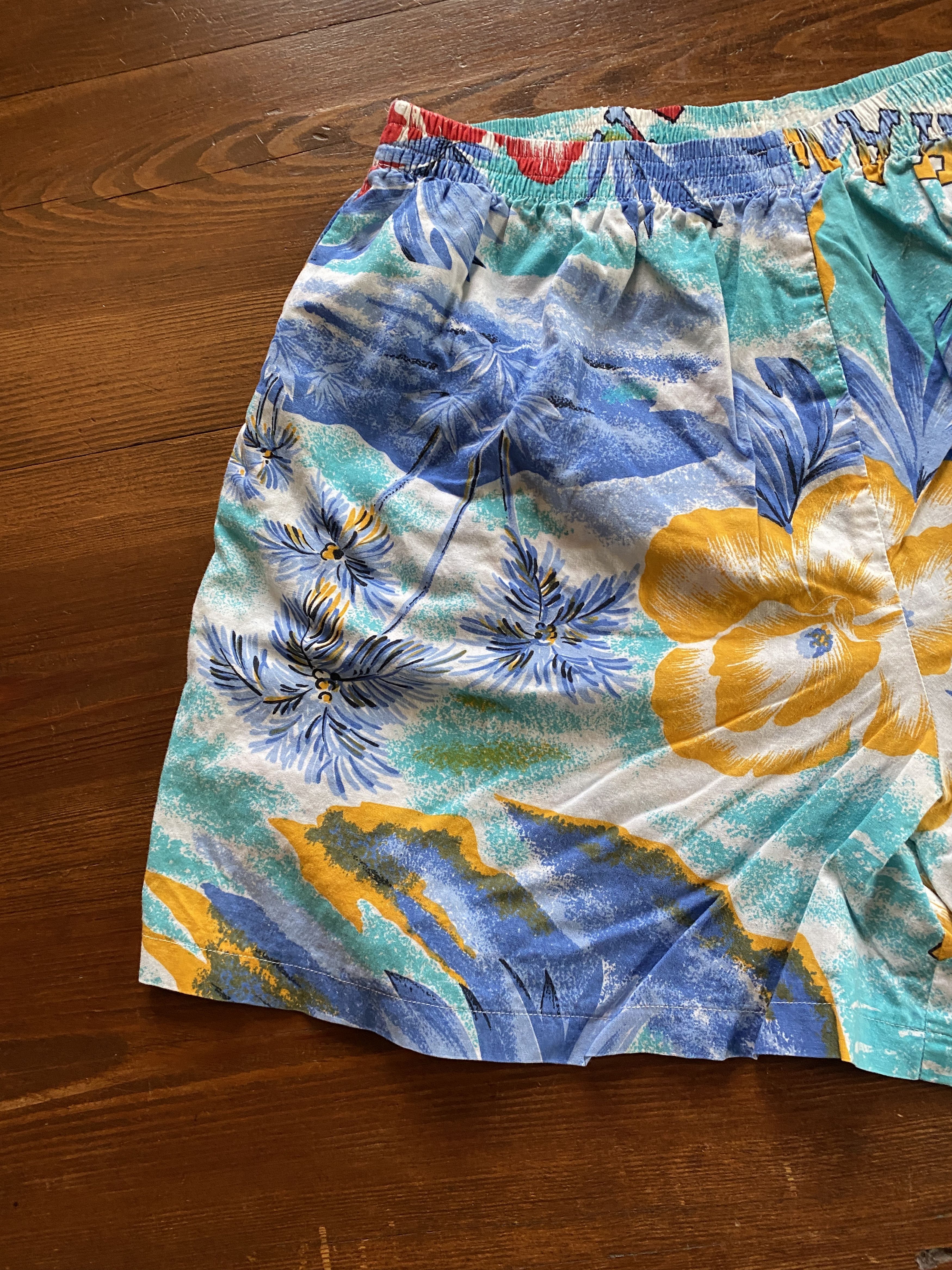 Vintage Vintage 90's Crazy Horse Hawaiian Shorts Size US 36 / EU 52 - 4 Thumbnail