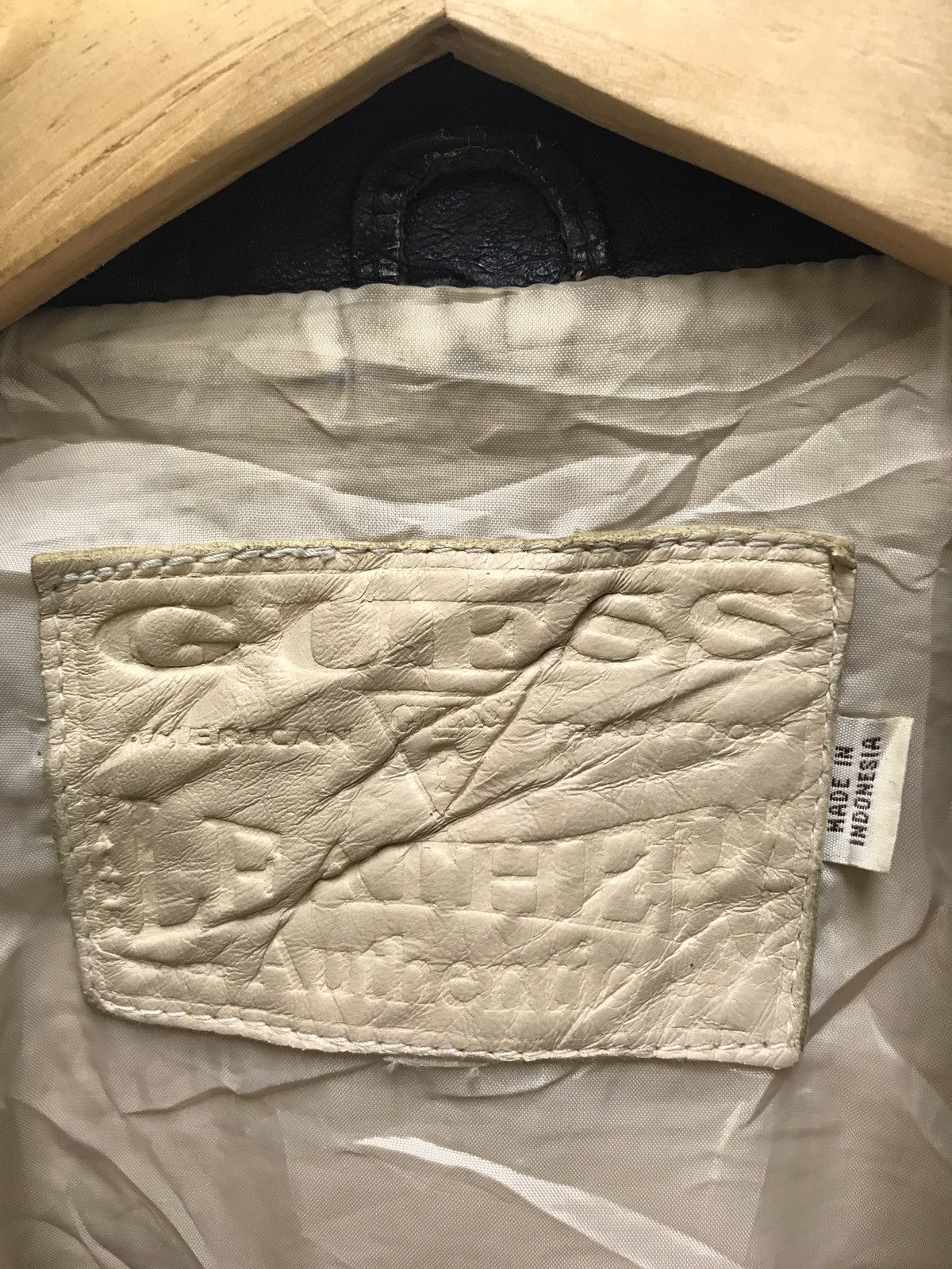 Guess Guess USA Vintage Varsity Leather Jacket Patina Size US M / EU 48-50 / 2 - 20 Thumbnail