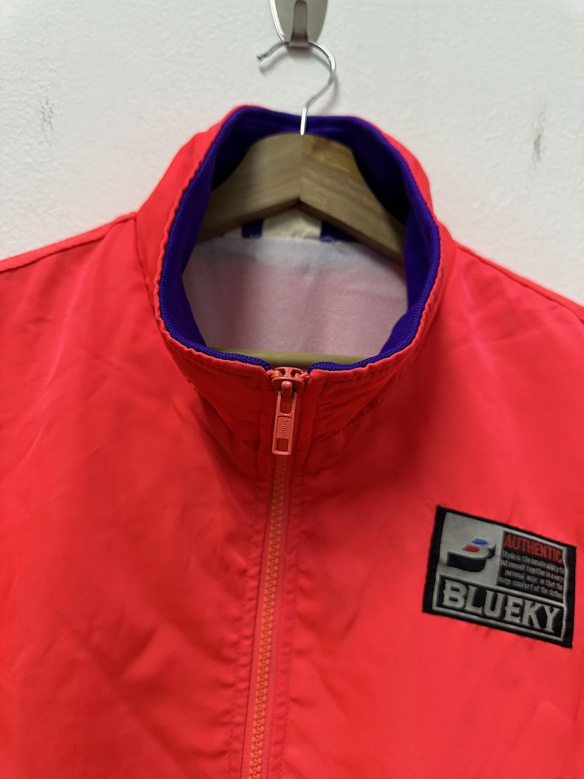 Japanese Brand × Vintage Vintage Blueky Black Wave Hawaiian Big Logo Zipper Jacket Size US M / EU 48-50 / 2 - 8 Thumbnail