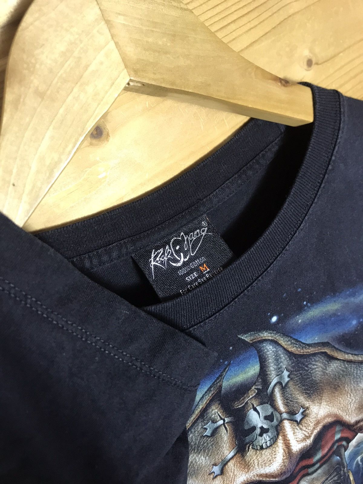 Vintage Vintage Skull pirate t-shirt Size US M / EU 48-50 / 2 - 5 Thumbnail