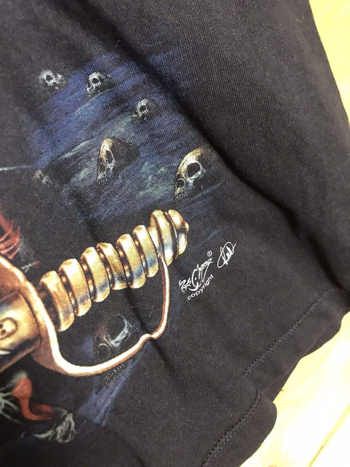 Vintage Vintage Skull pirate t-shirt Size US M / EU 48-50 / 2 - 4 Thumbnail