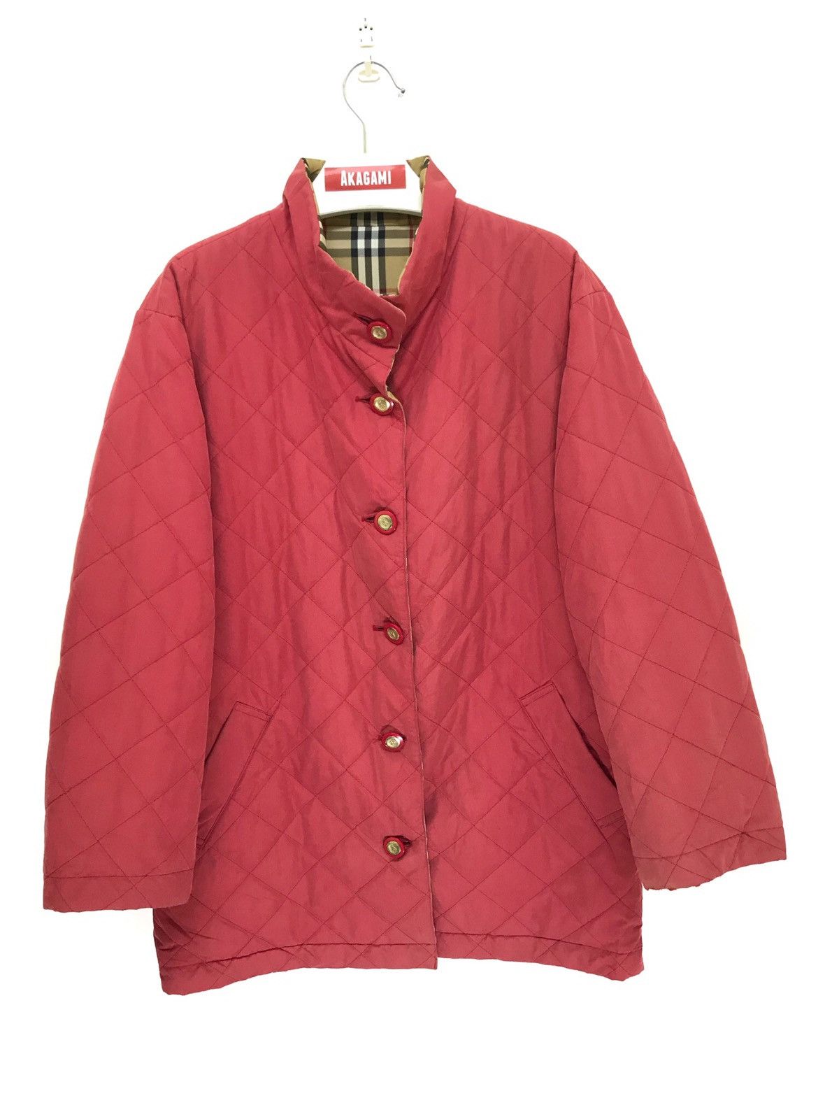 Burberry Vtg Reversible Burberrys Nova Check Padding Jacket 5🟩9 Size US M / EU 48-50 / 2 - 4 Thumbnail