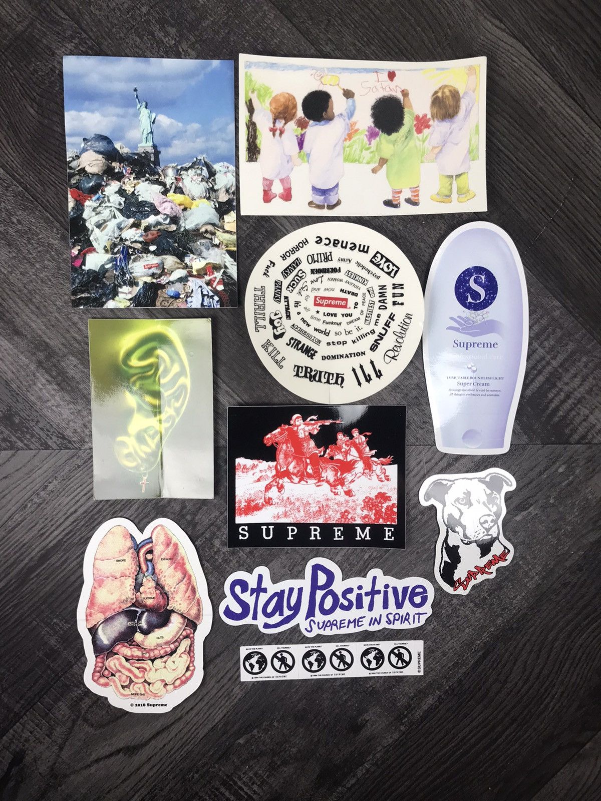 Supreme 10x Supreme Stickers Lot Size ONE SIZE - 1 Thumbnail