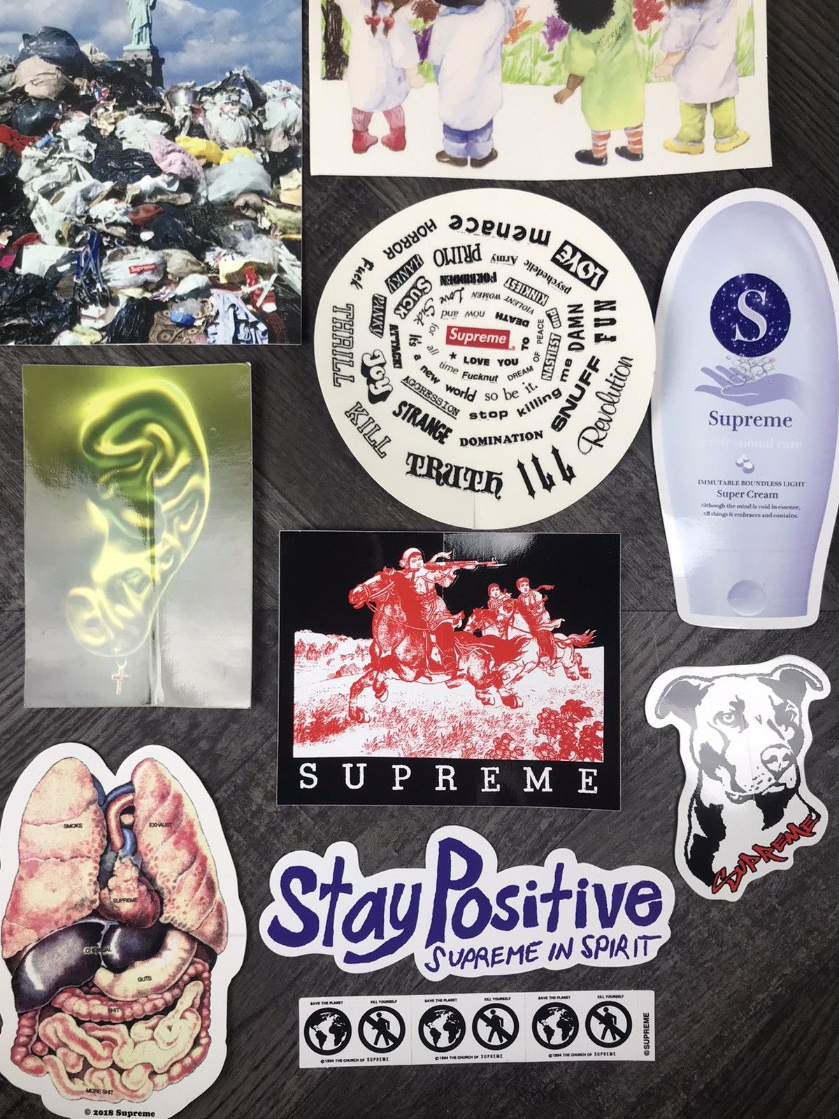 Supreme 10x Supreme Stickers Lot Size ONE SIZE - 4 Thumbnail