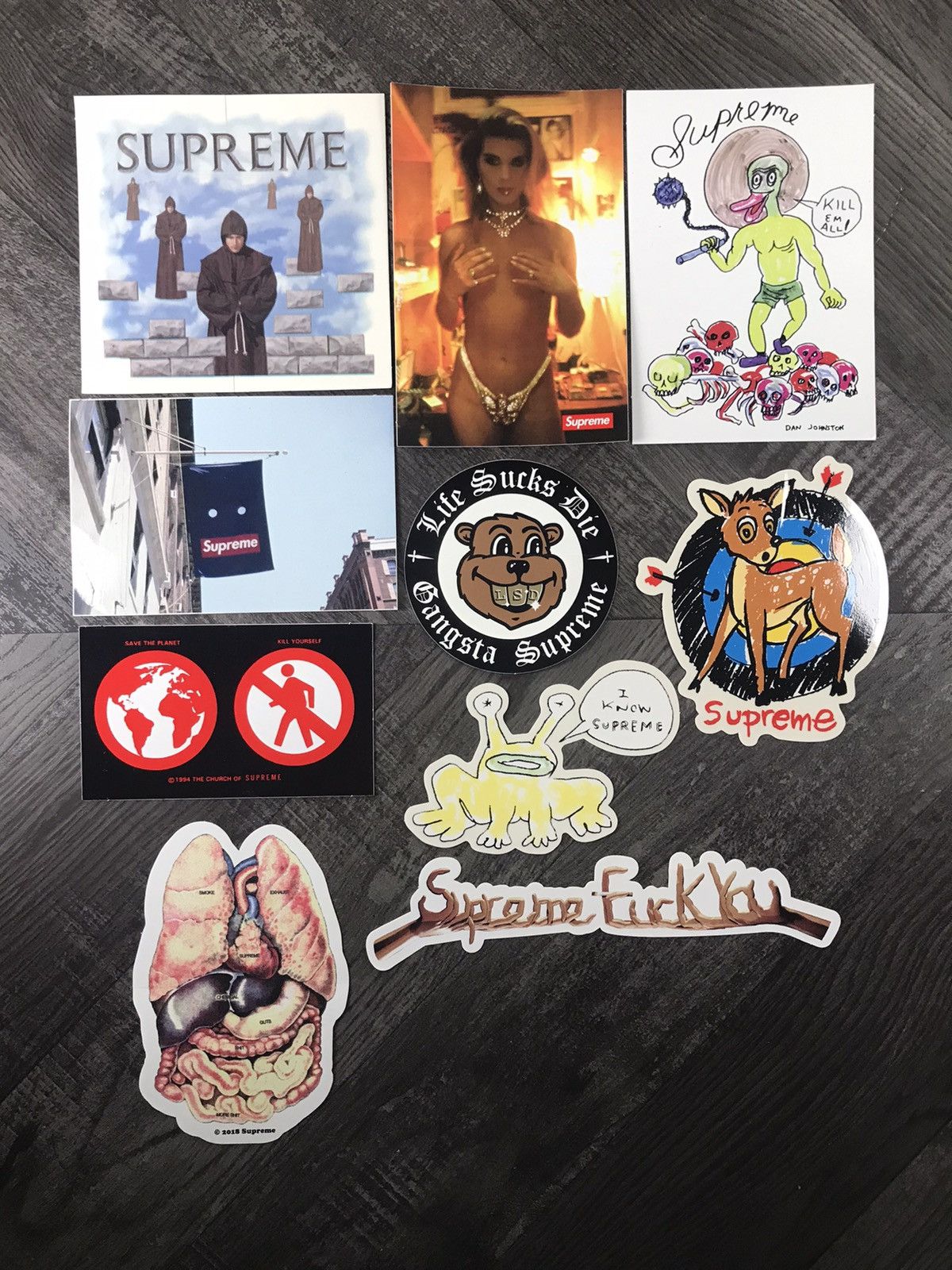 Supreme 10x Supreme Stickers Lot Size ONE SIZE - 1 Thumbnail